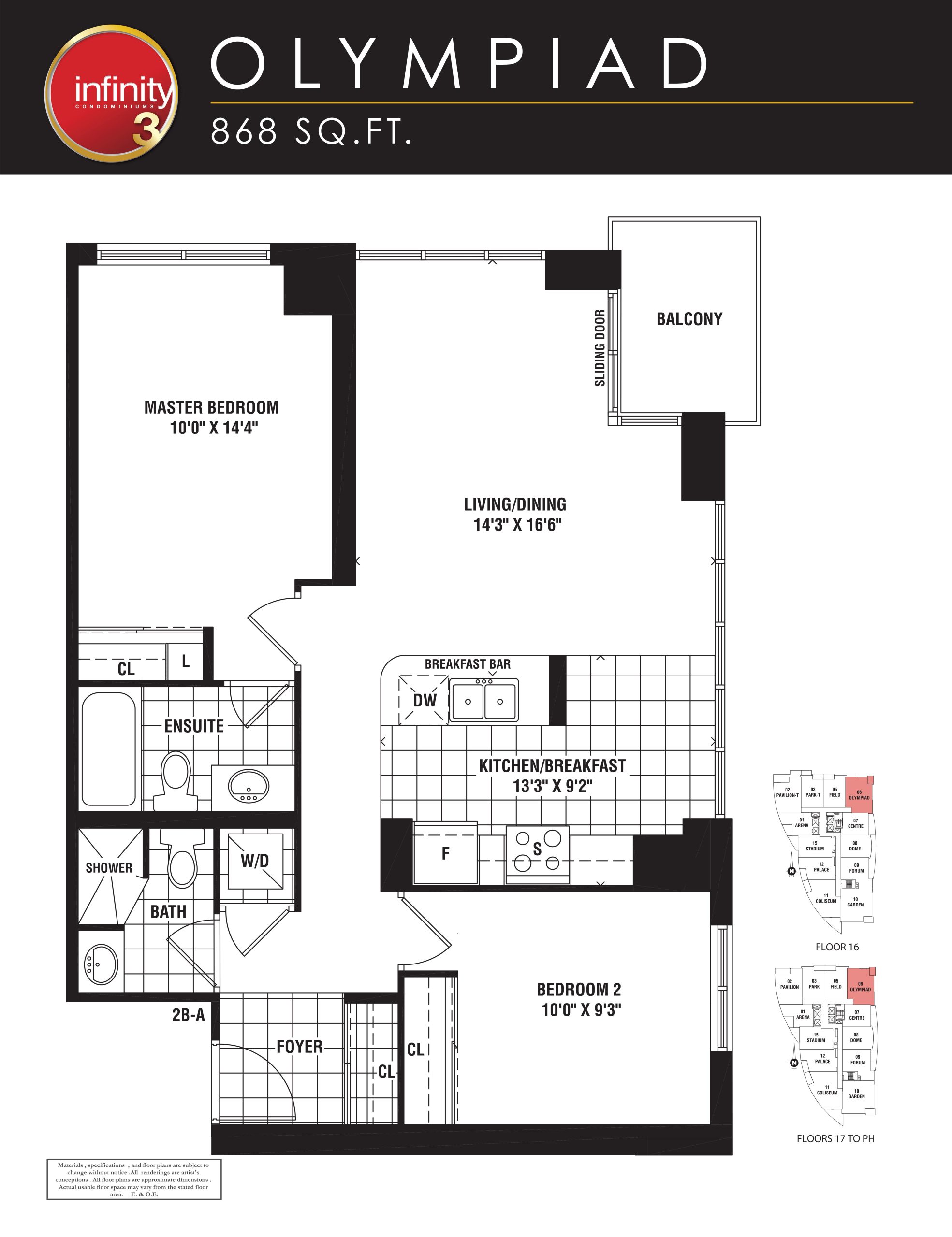 Olympiad floor plan