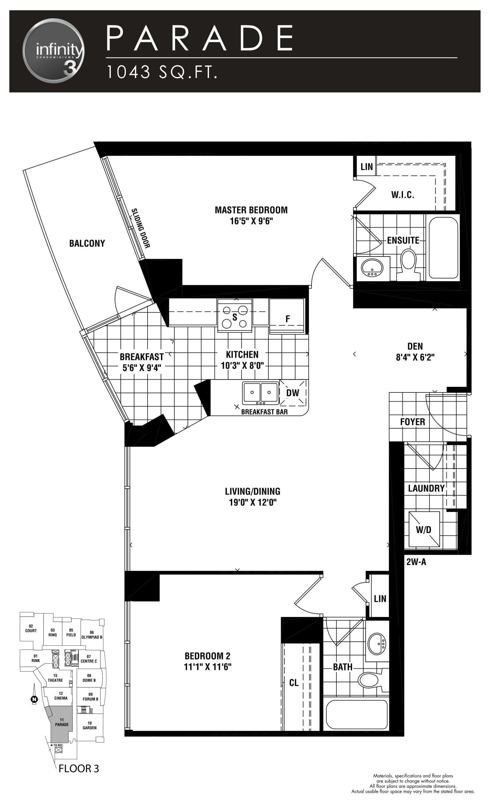 Parade floor plan