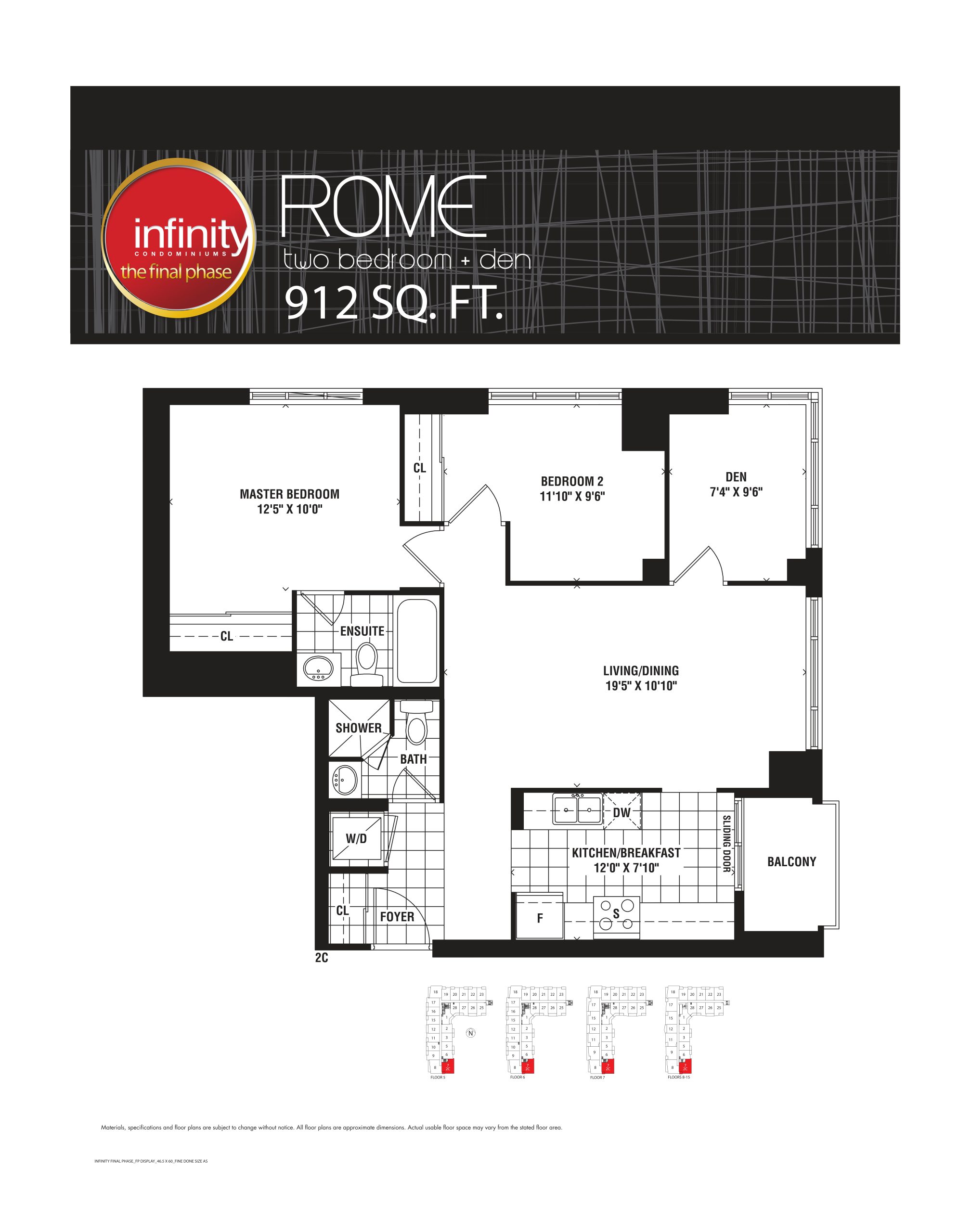 Rome floor plan