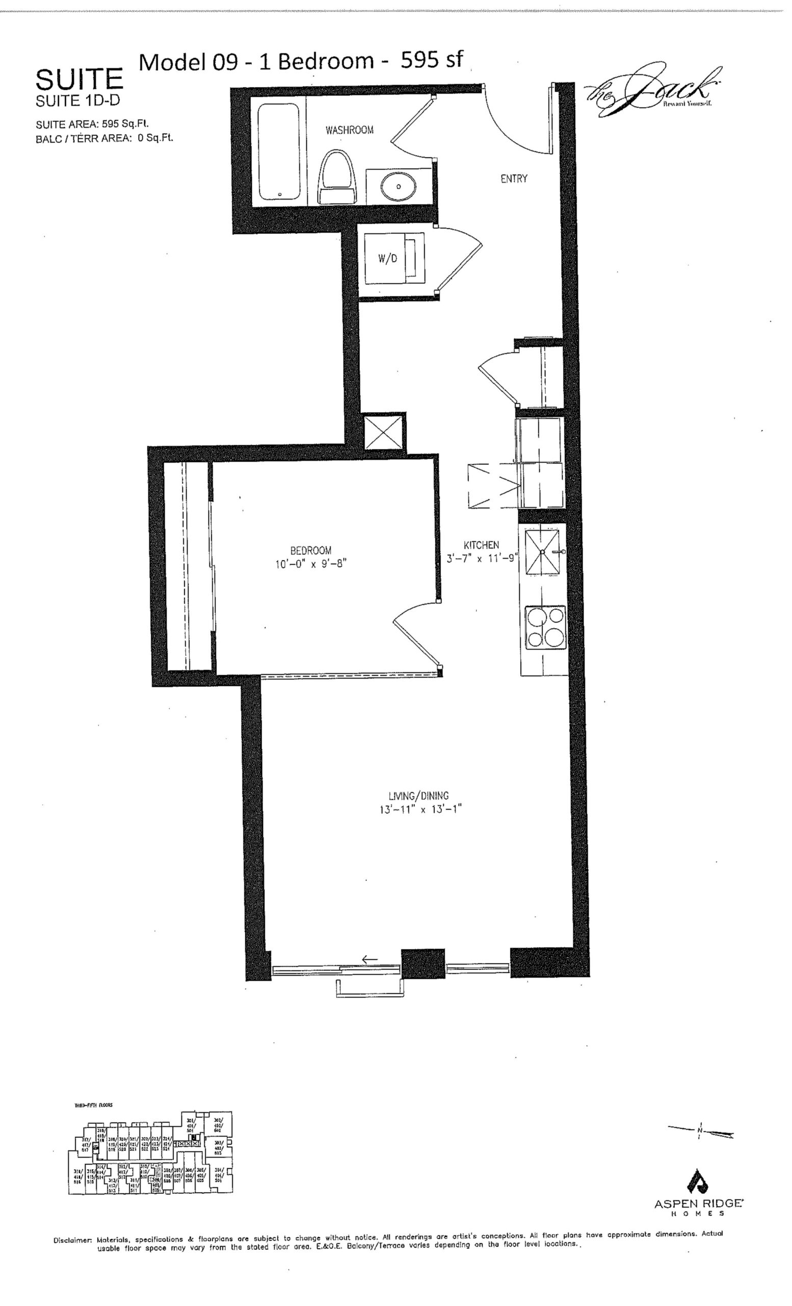 Suite 1D-D floor plan