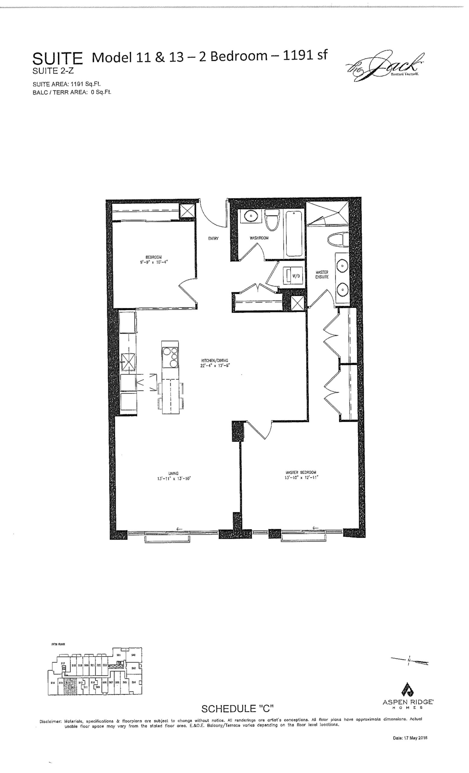 Suite 2-Z floor plan