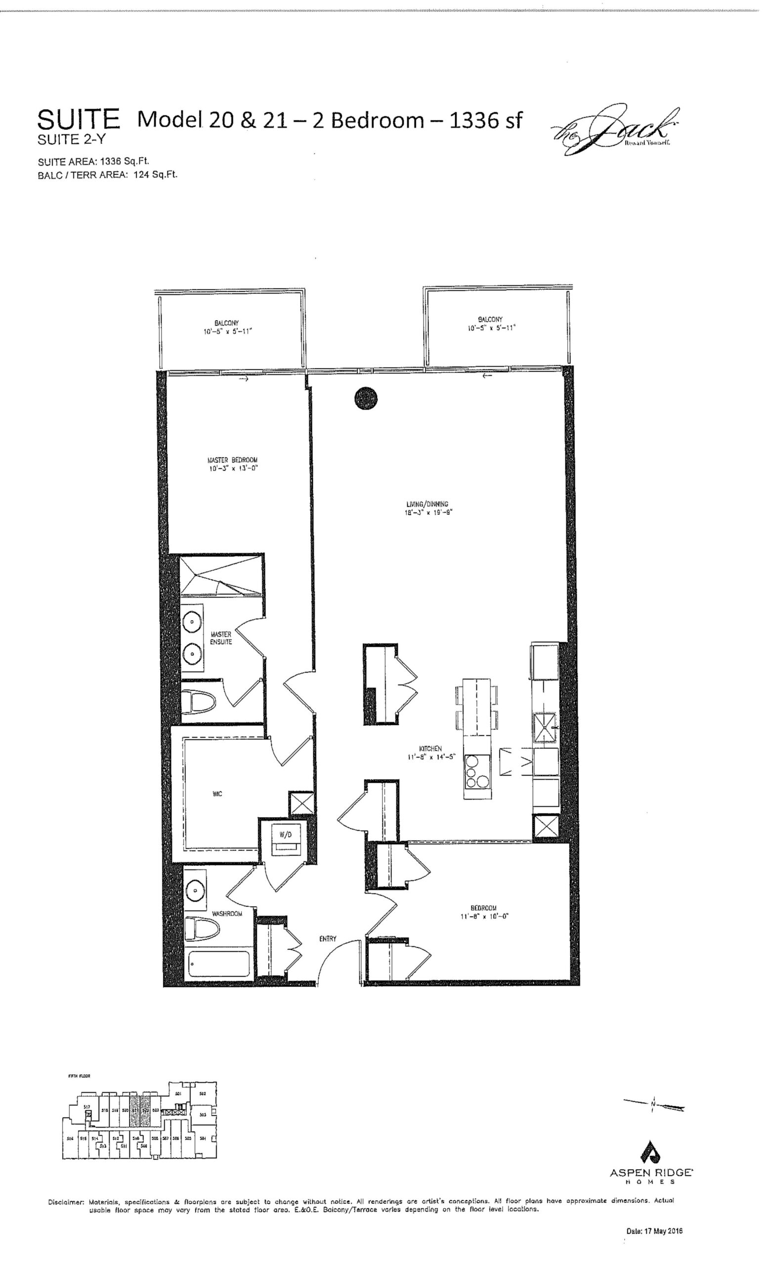 Suite 2-Y floor plan