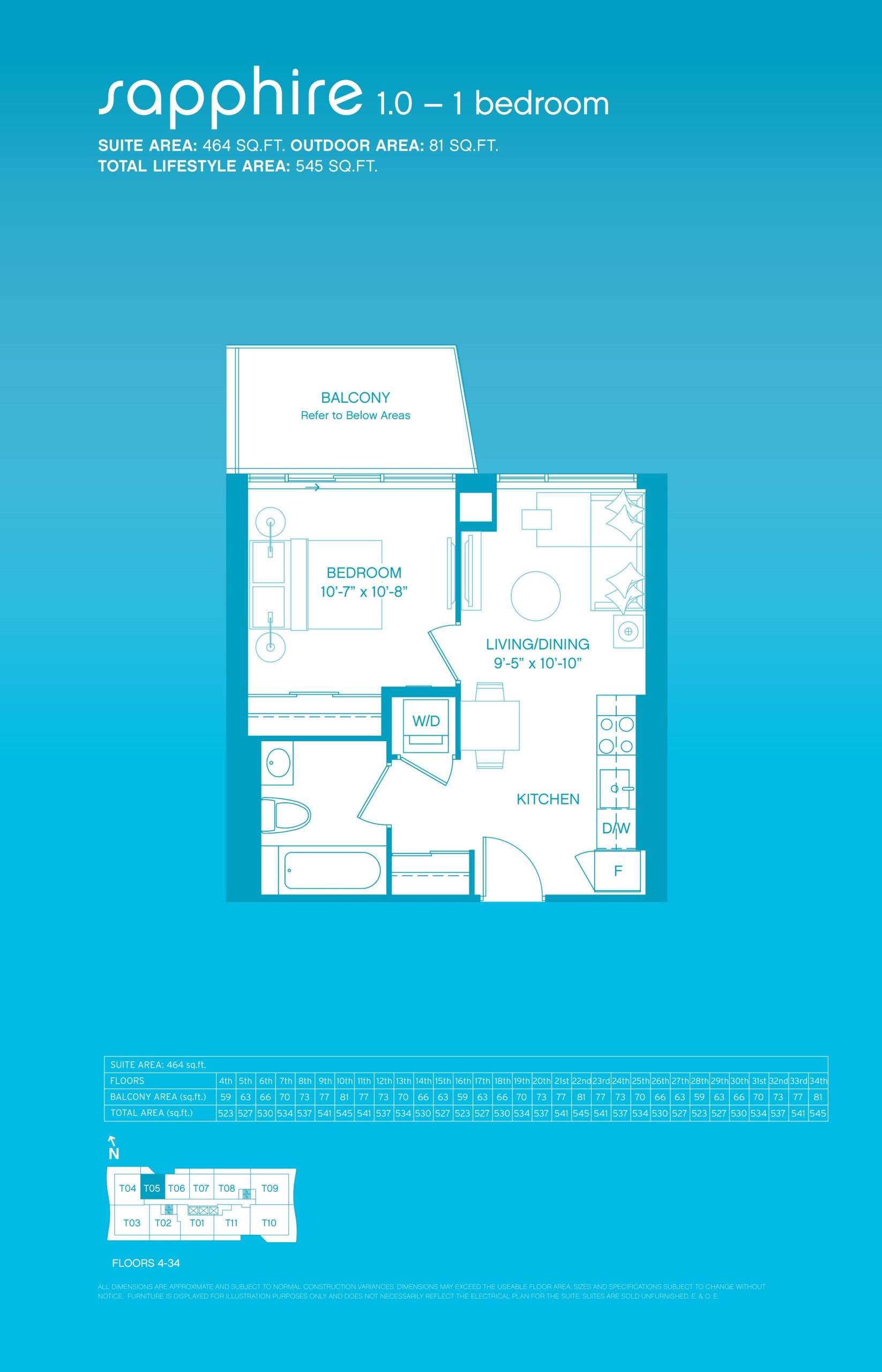 Sapphire 1.0 floor plan