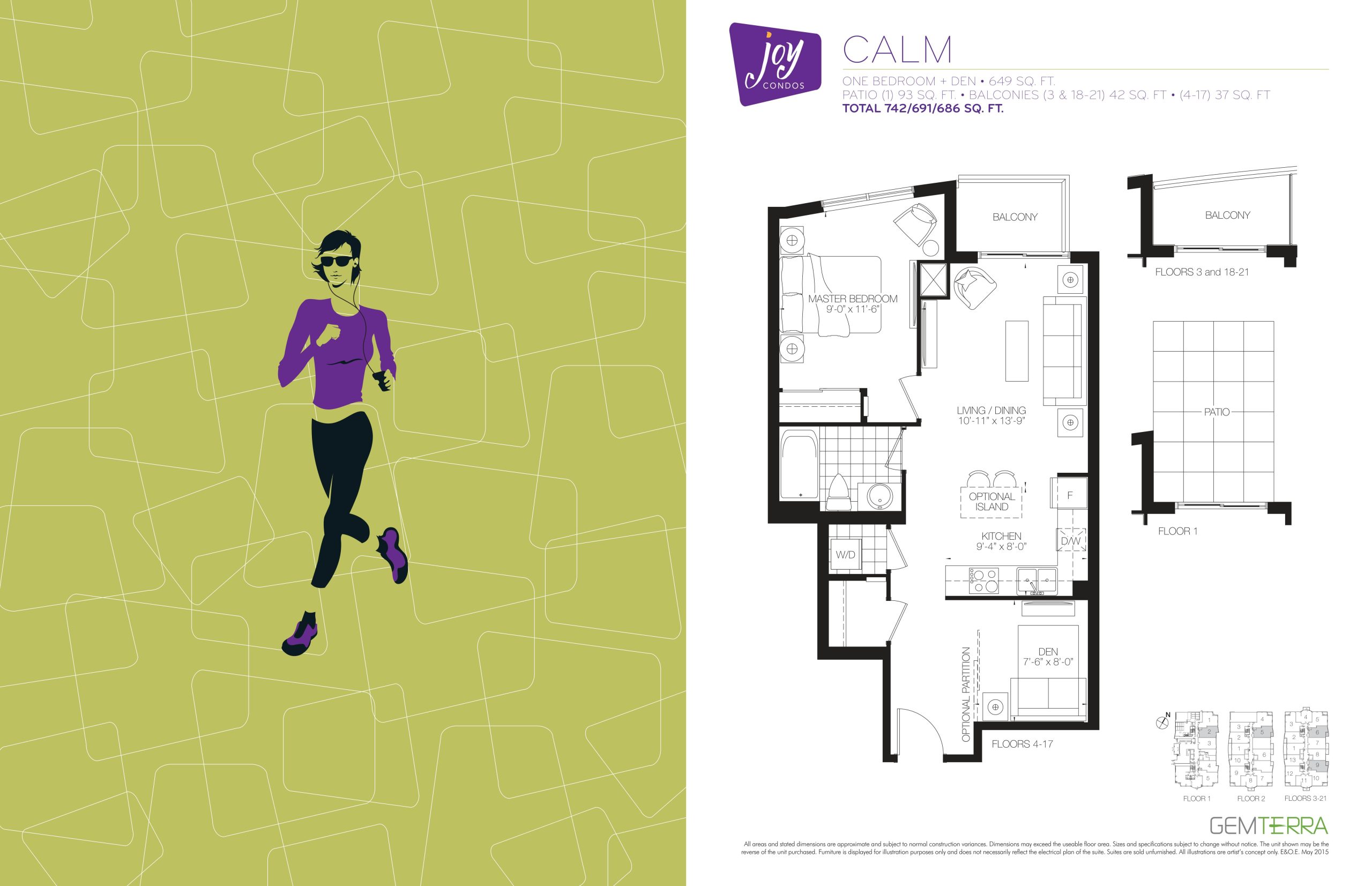 Calm floor plan