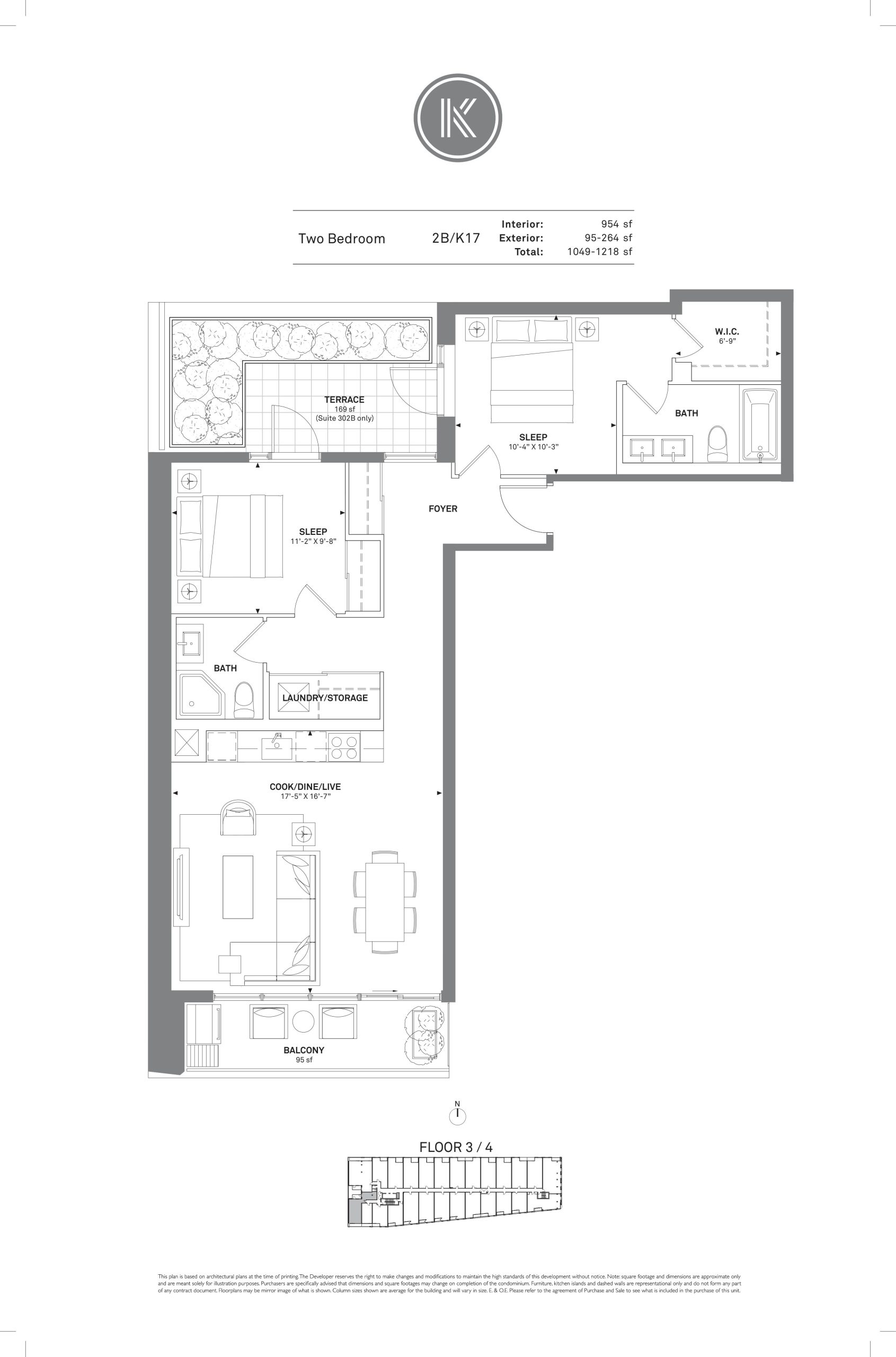 2B-K17 floor plan
