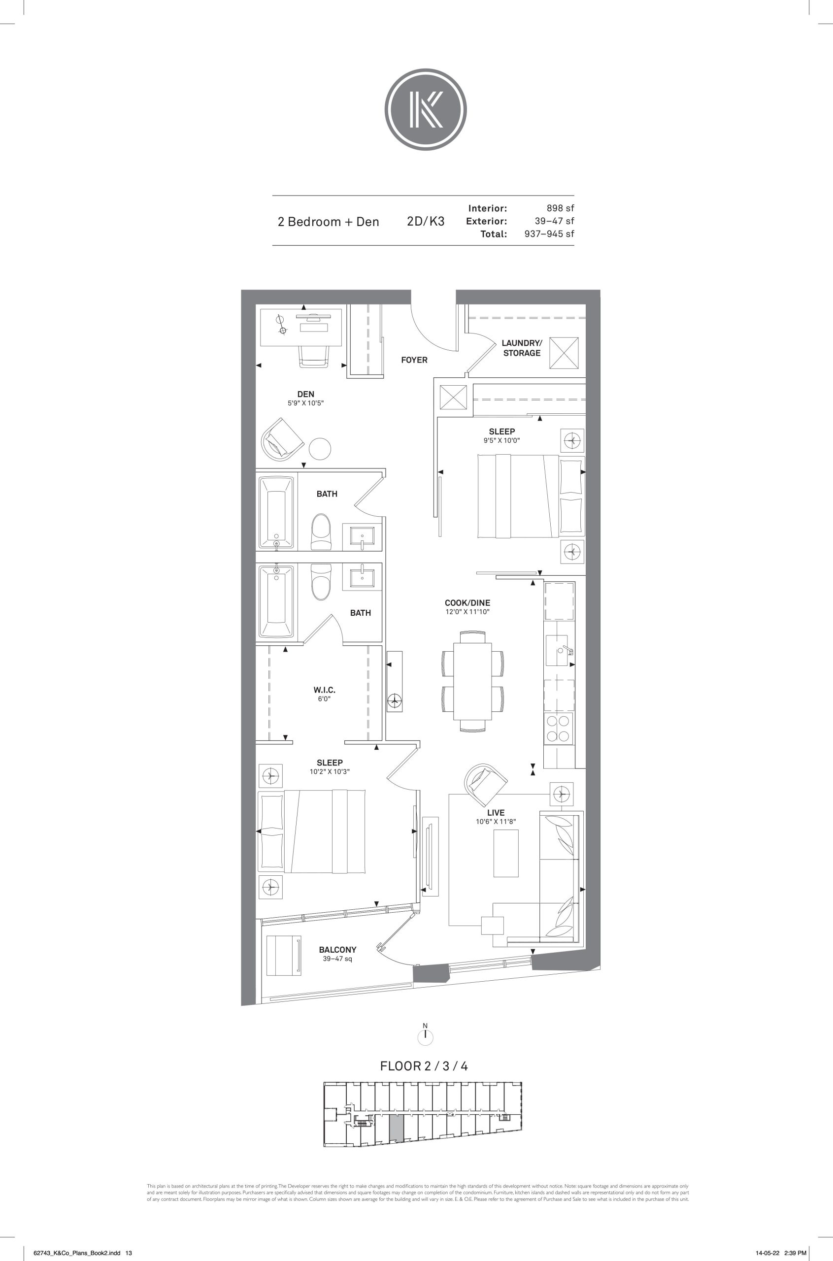 2D-K3 floor plan