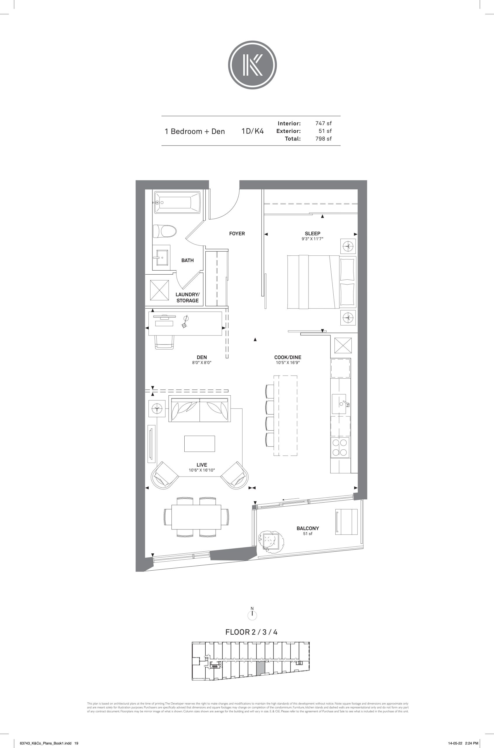 2D-K4 floor plan