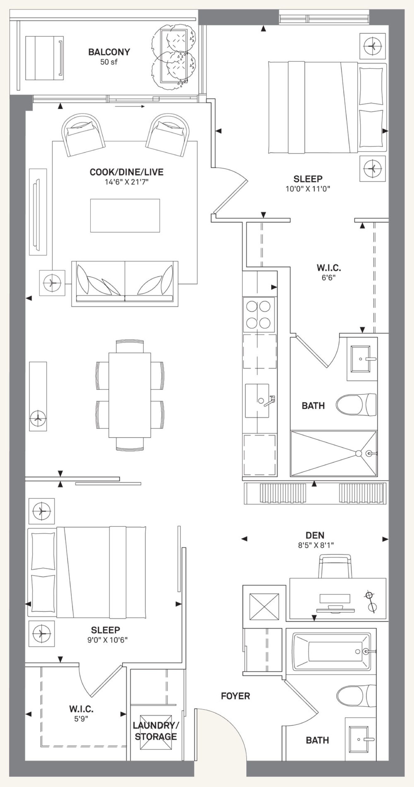 2D-K5 floor plan