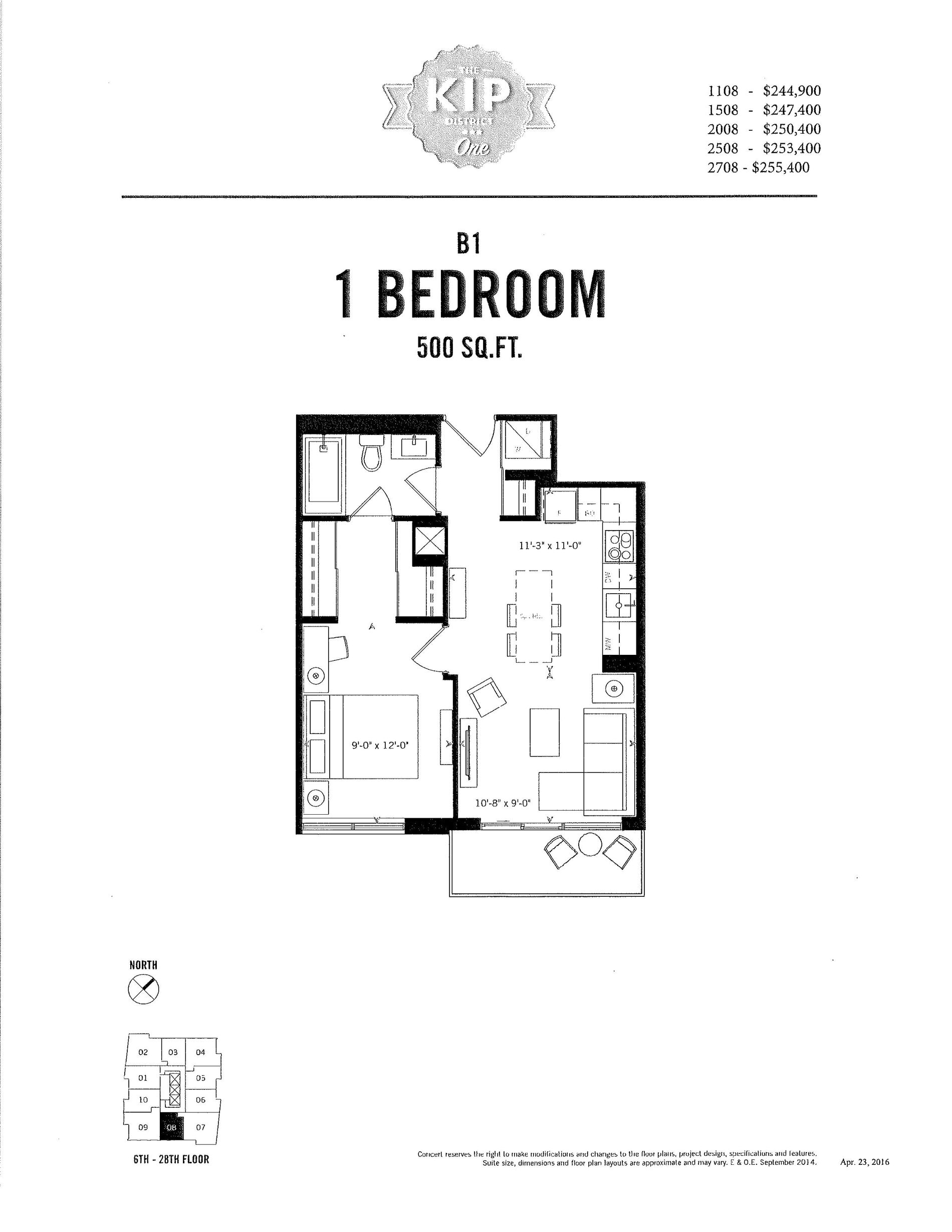 B1 floor plan