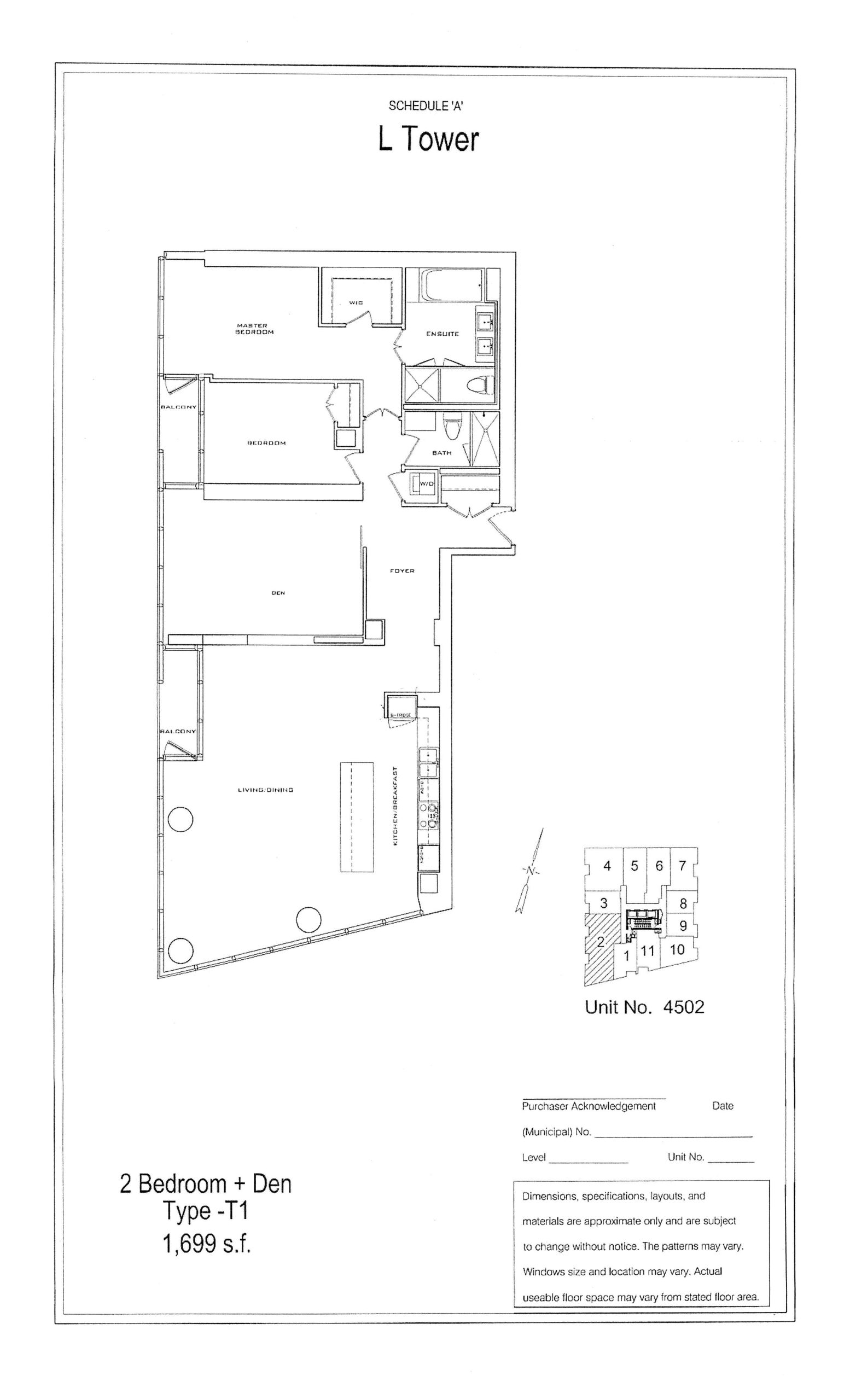T1 floor plan