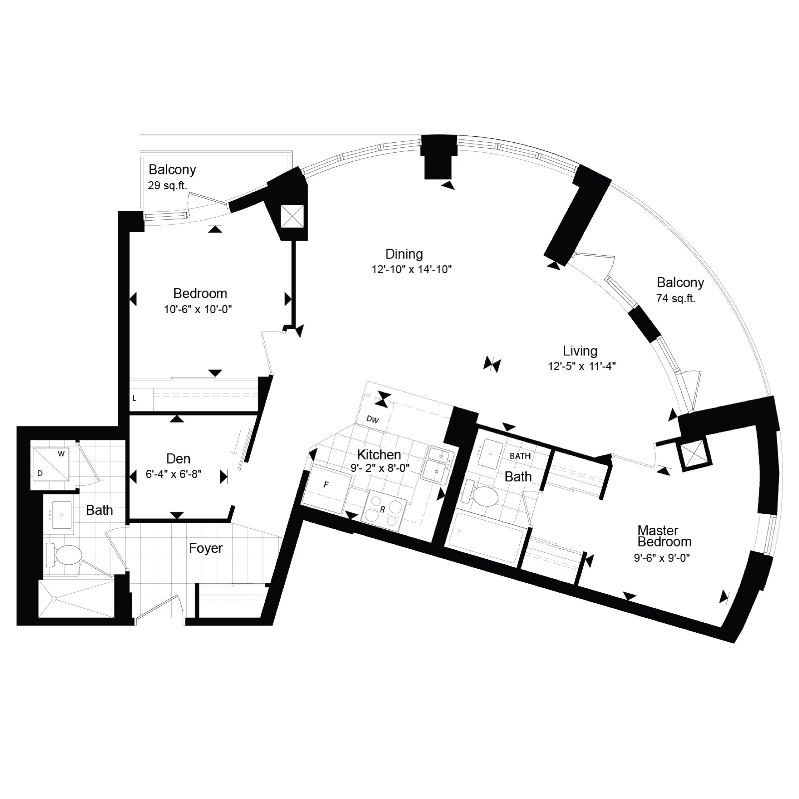 S16 floor plan