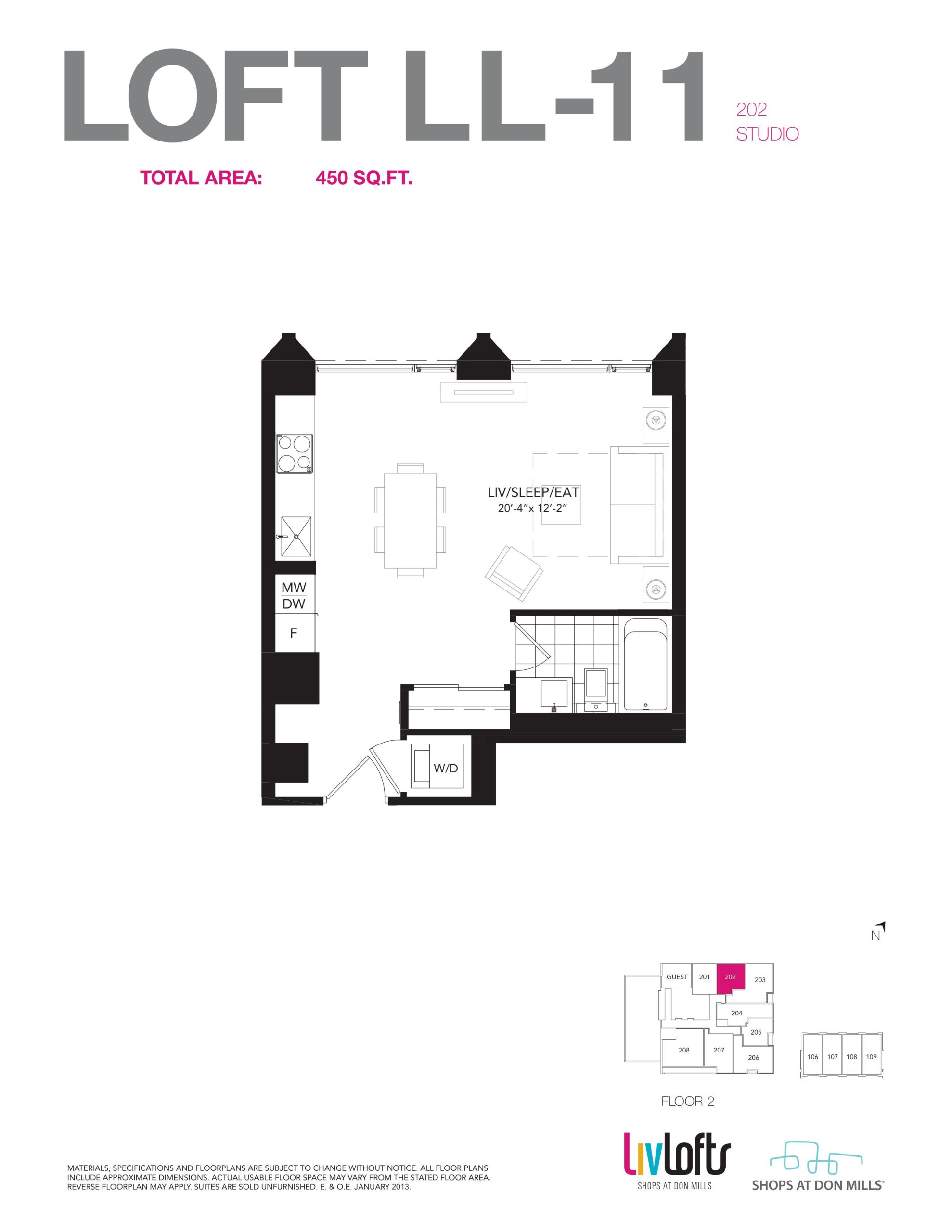 Loft LL-11 floor plan