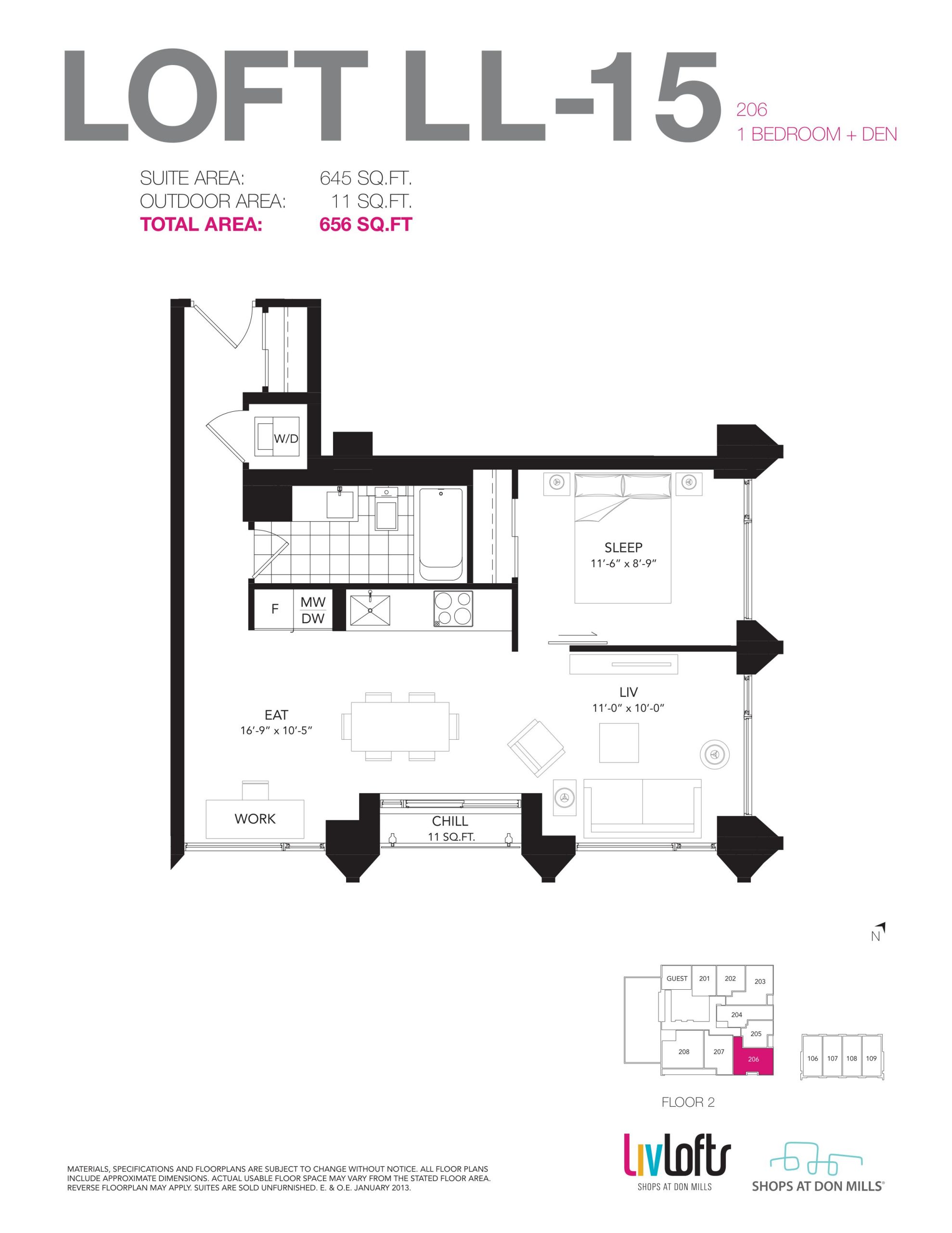 Loft LL-15 floor plan