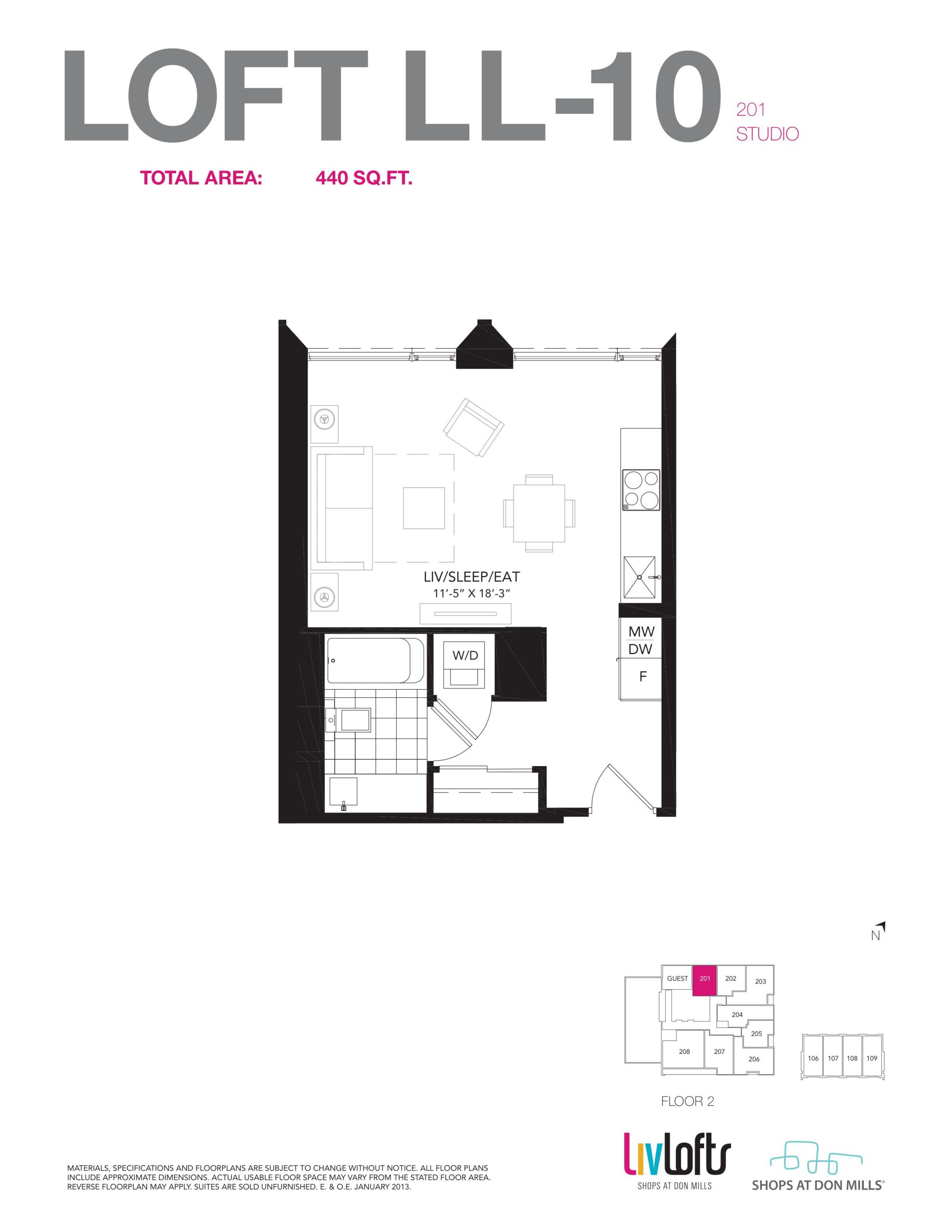 Loft LL-10 floor plan