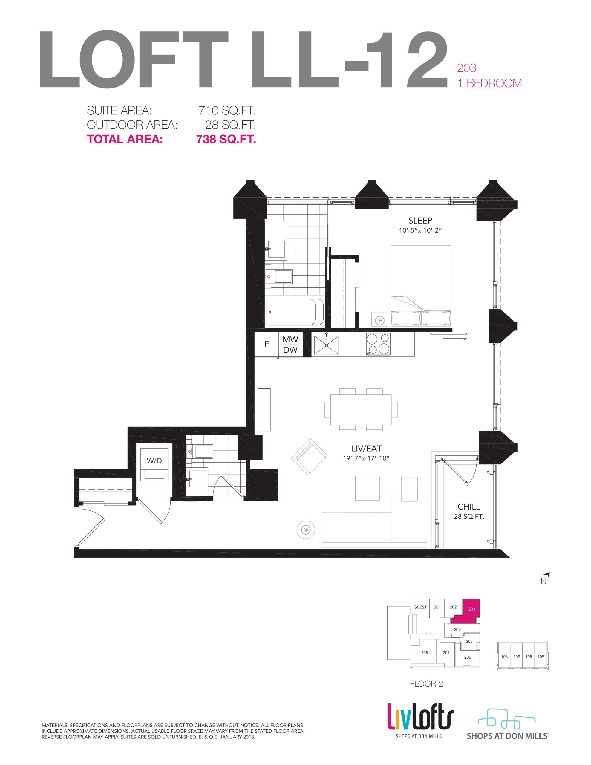 Loft LL-12 floor plan