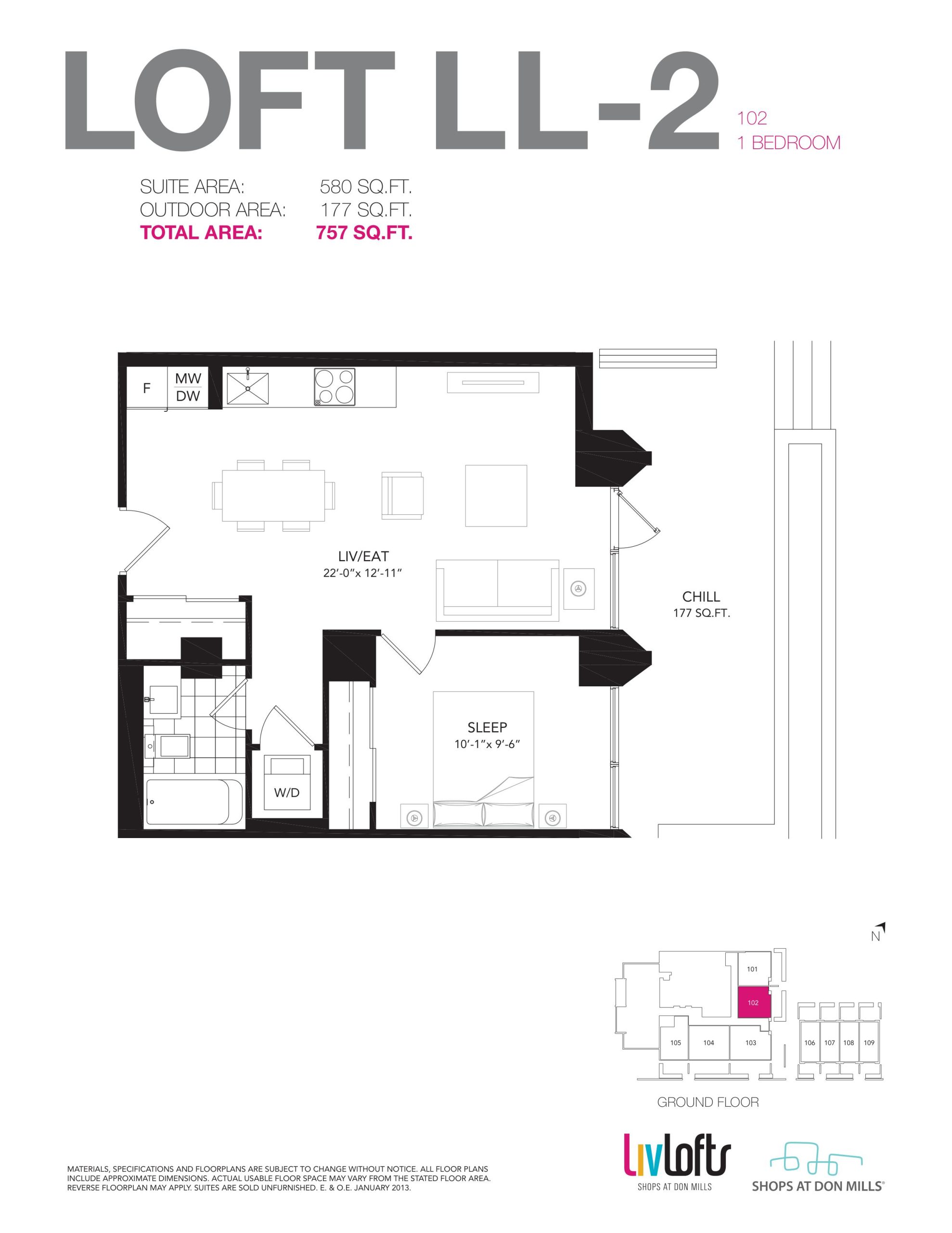 Loft LL-2 floor plan