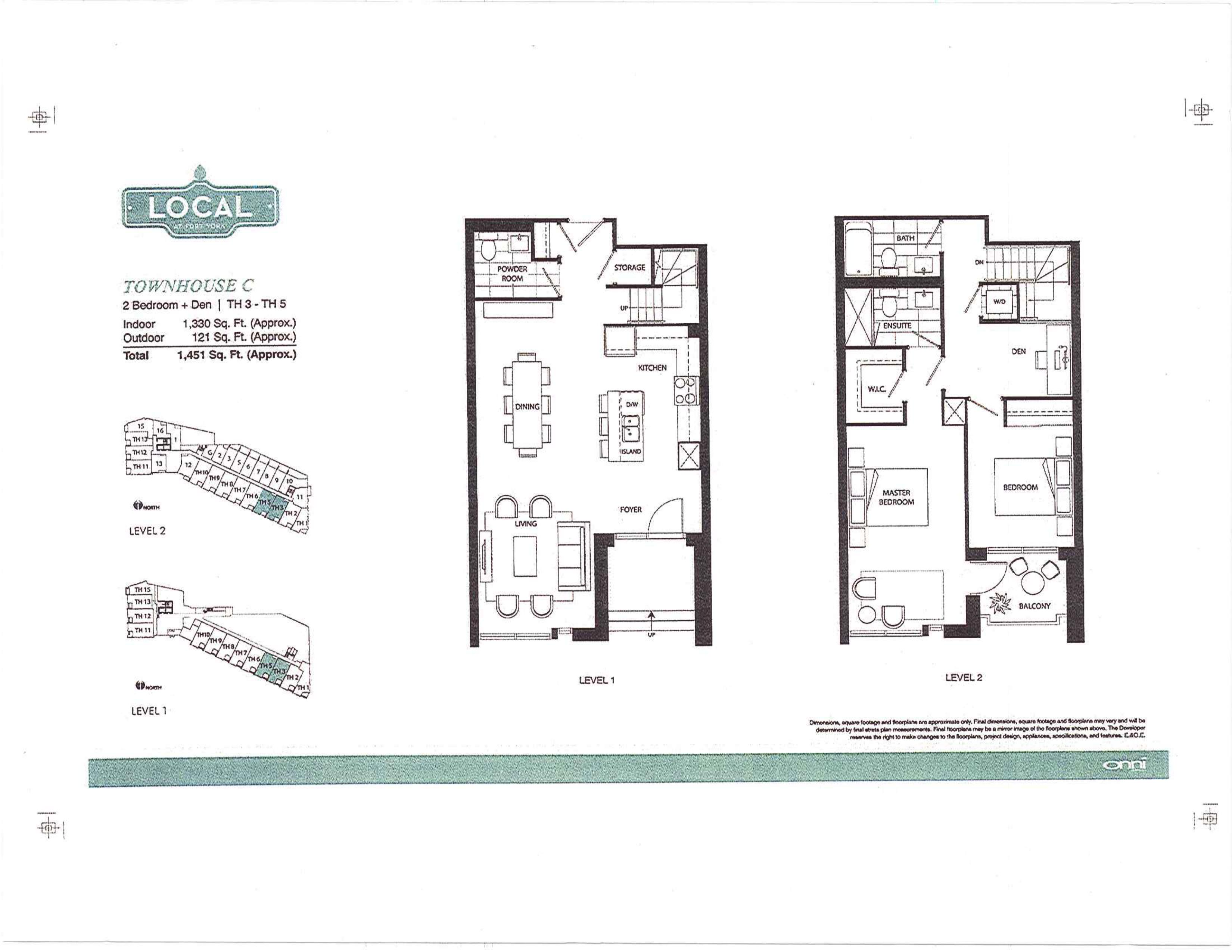 Townhouse C floor plan