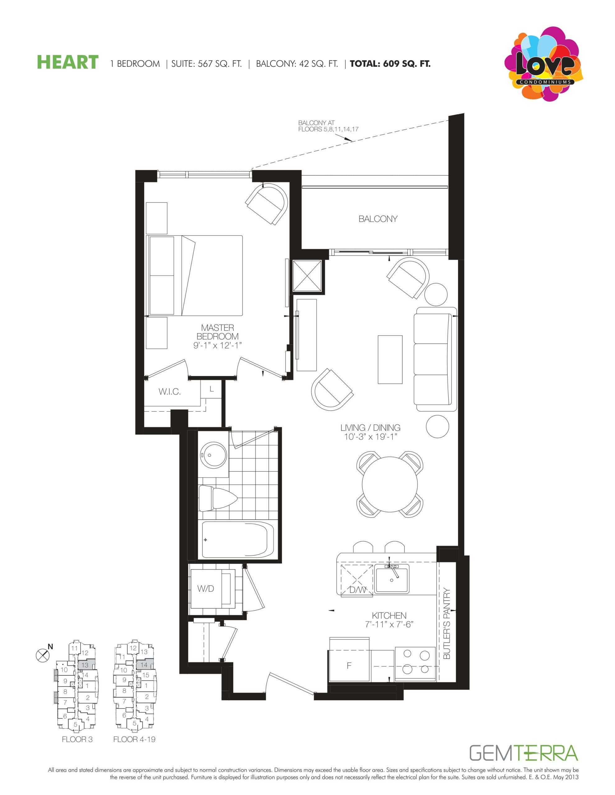 Heart floor plan