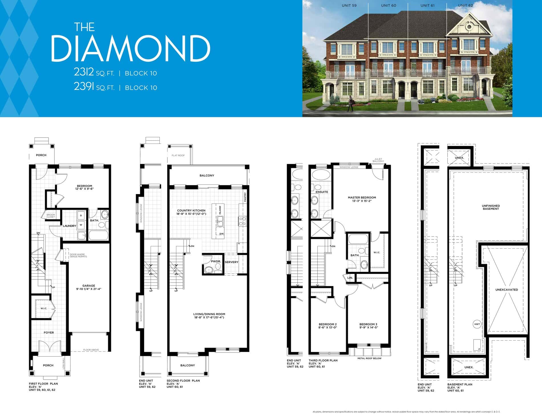 The Diamond floor plan