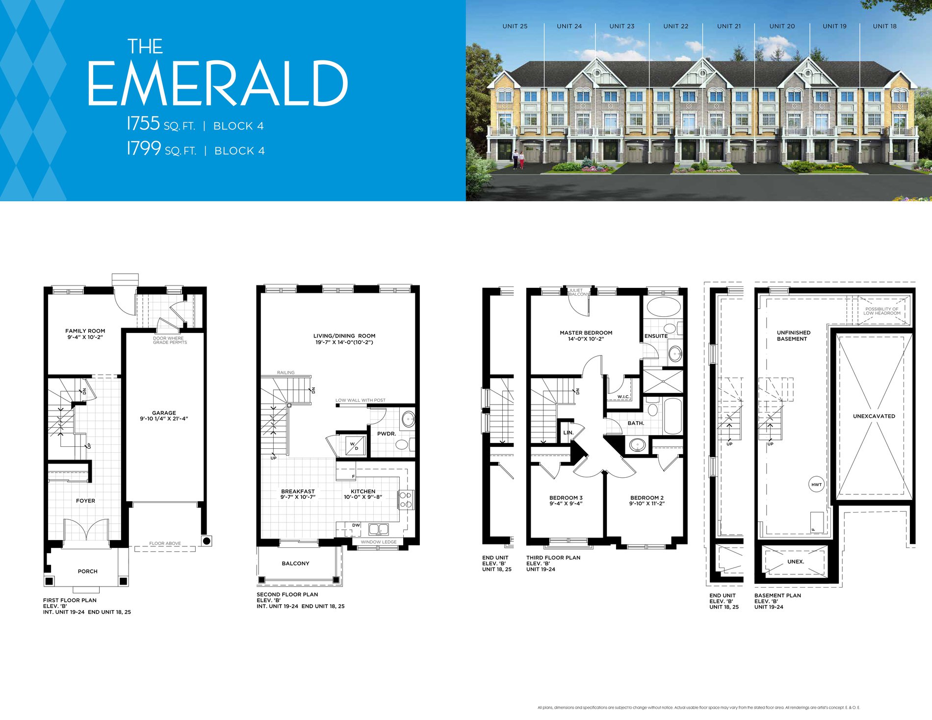 The Emerald floor plan