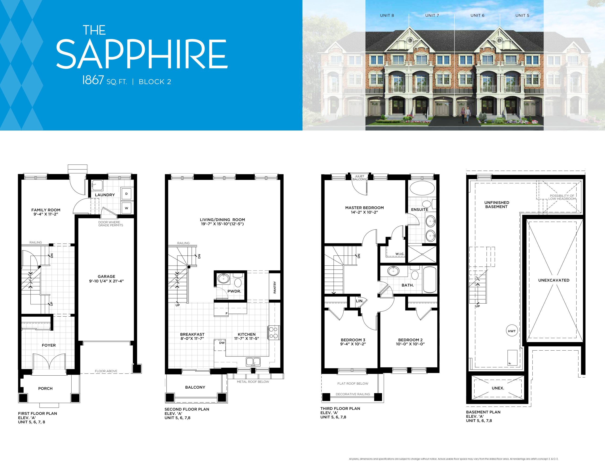 The Sapphire floor plan