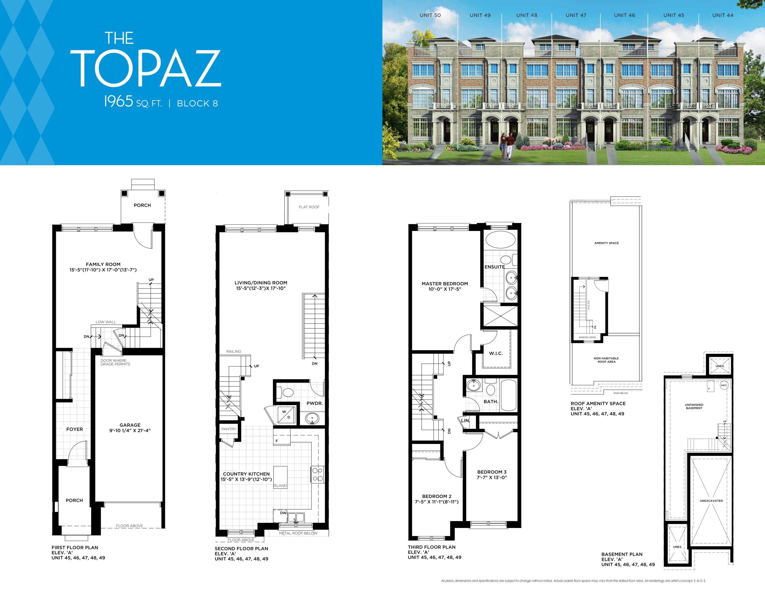 The Topaz floor plan