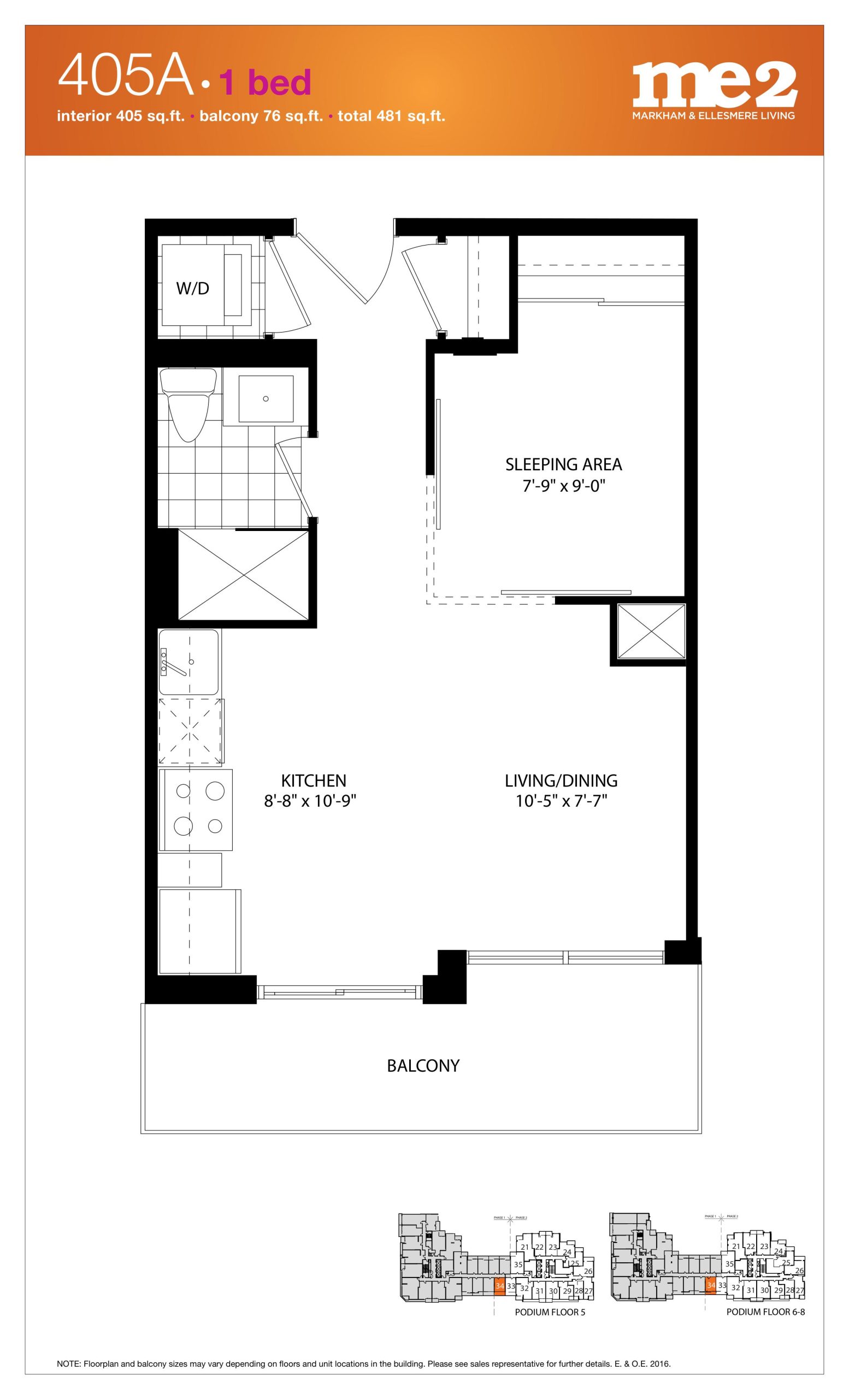 405A floor plan