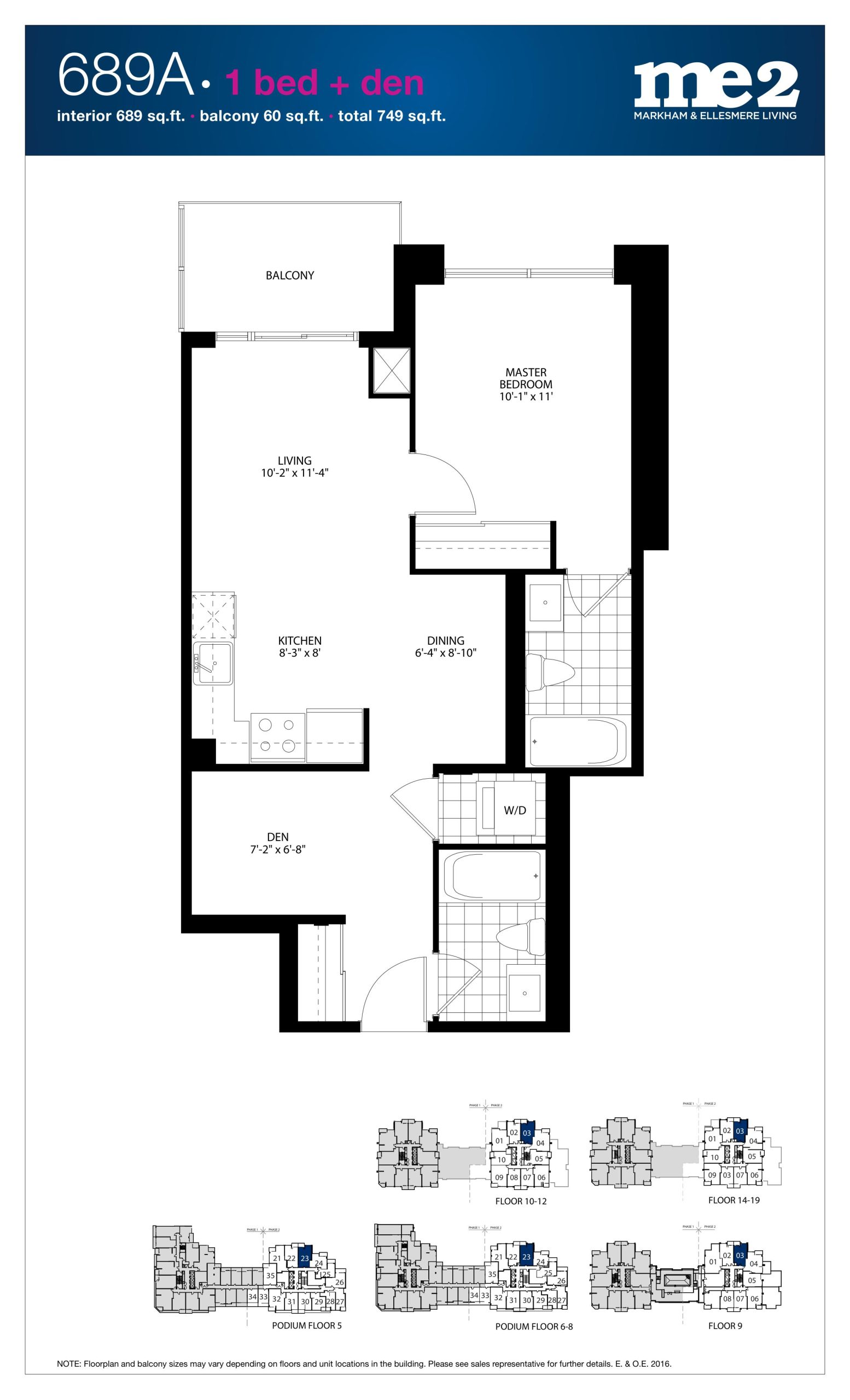 689A floor plan
