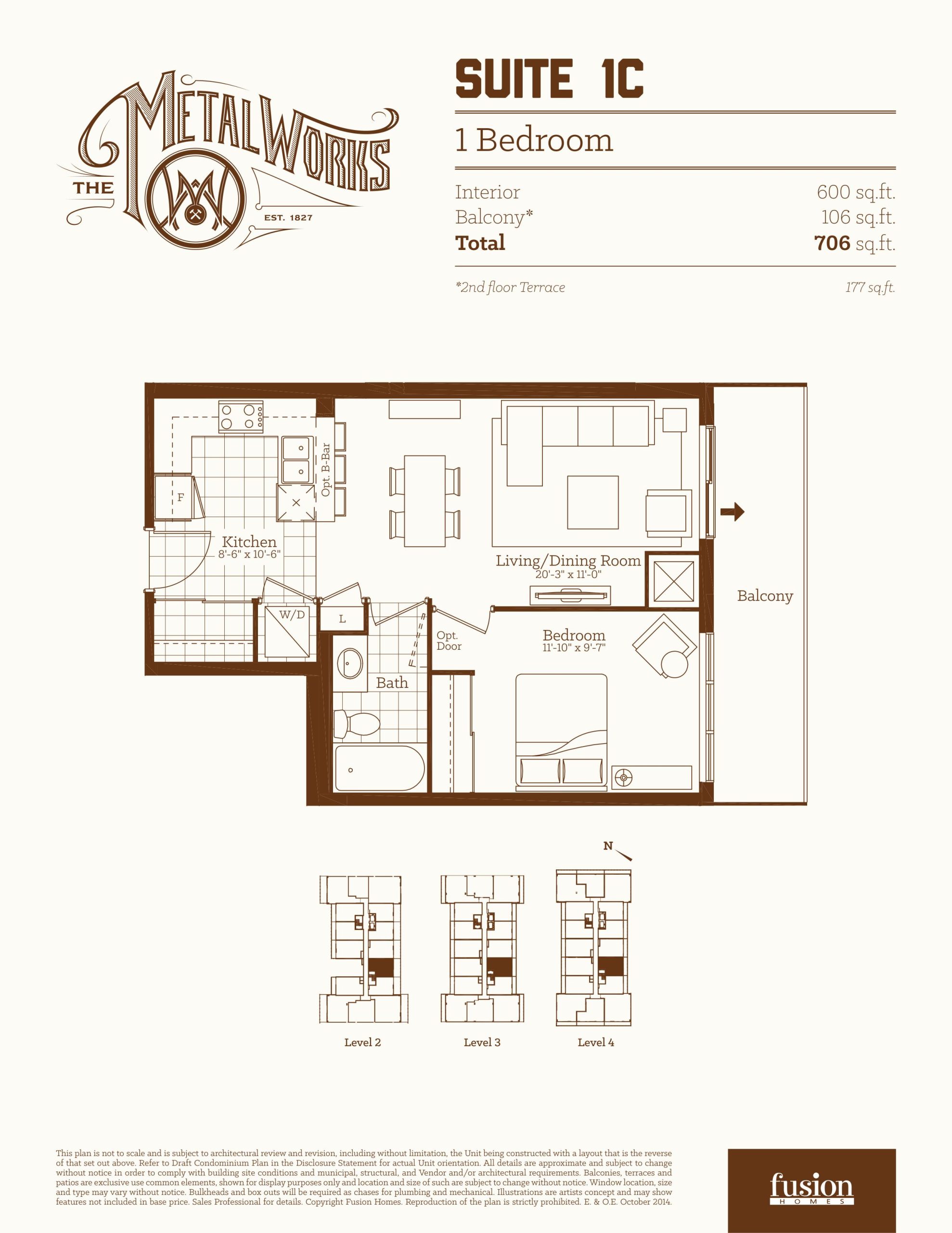 Suite 1C floor plan