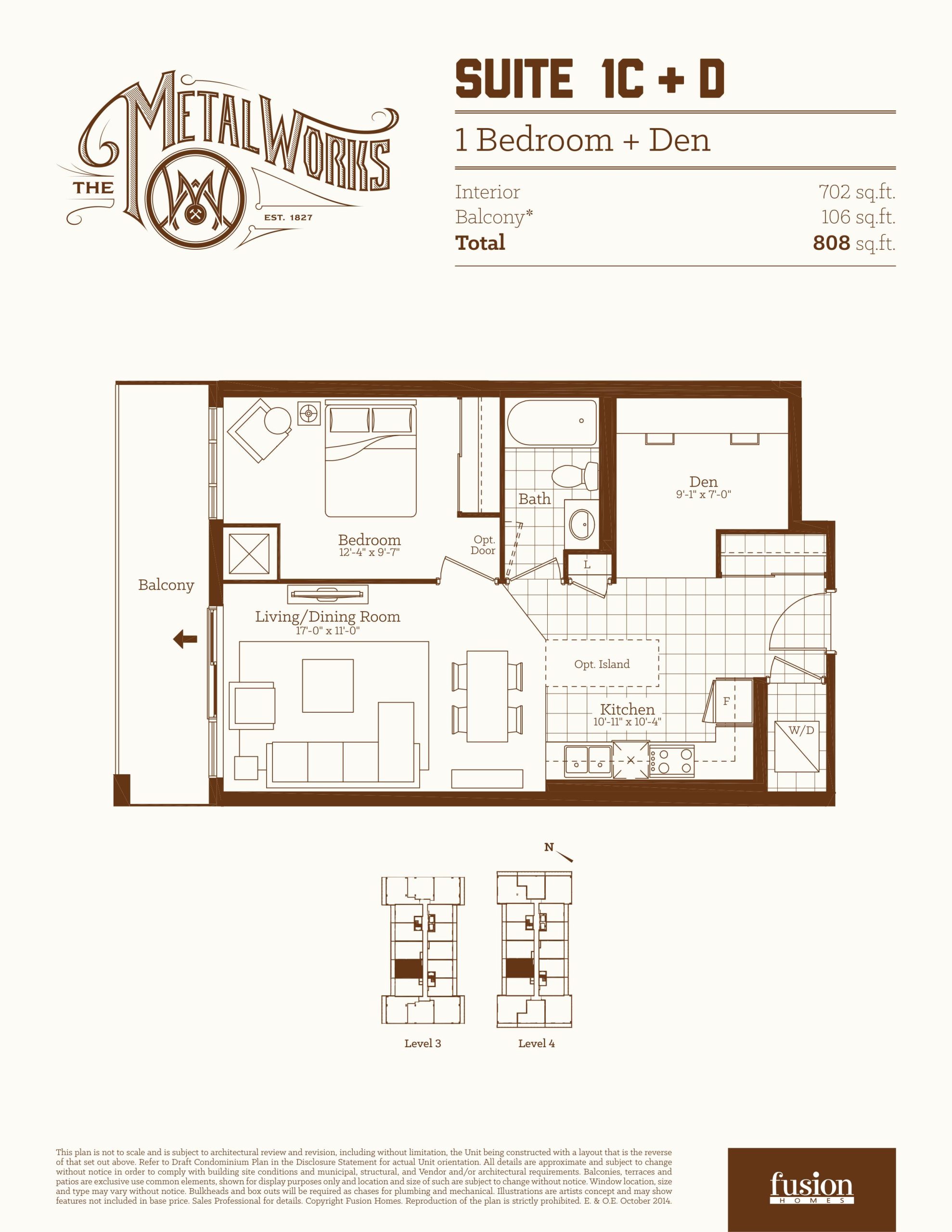 Suite 1C + D floor plan