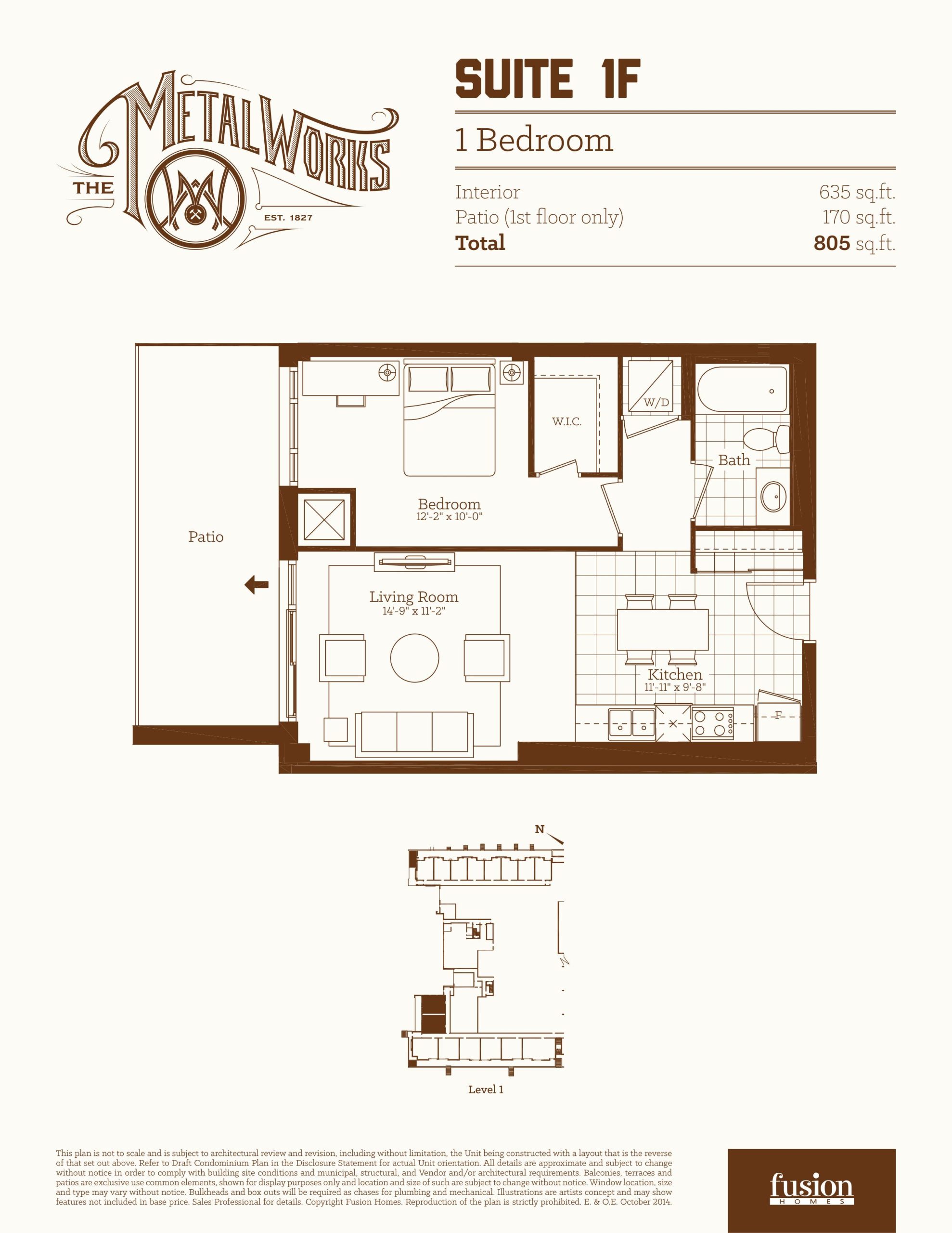 Suite 1F floor plan