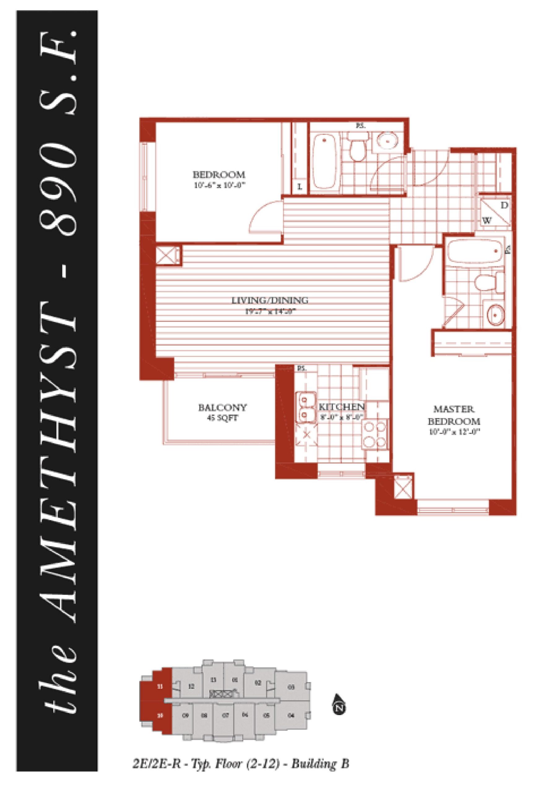 The Amethyst floor plan