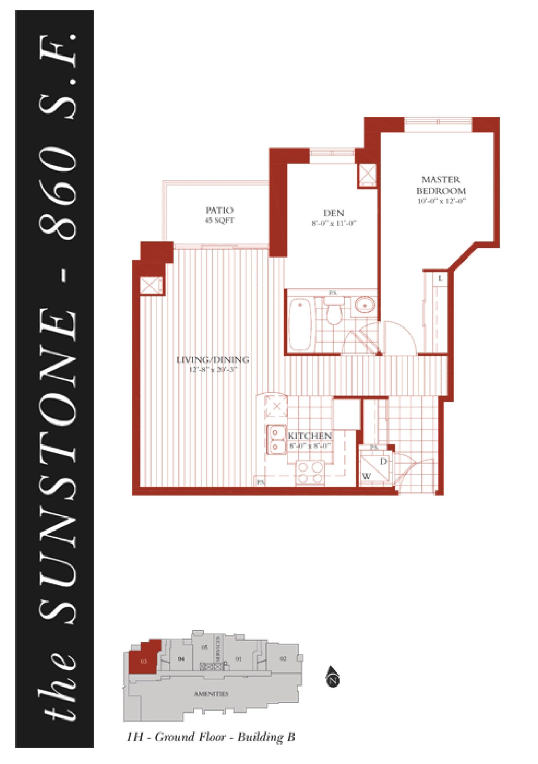 The Sunstone floor plan