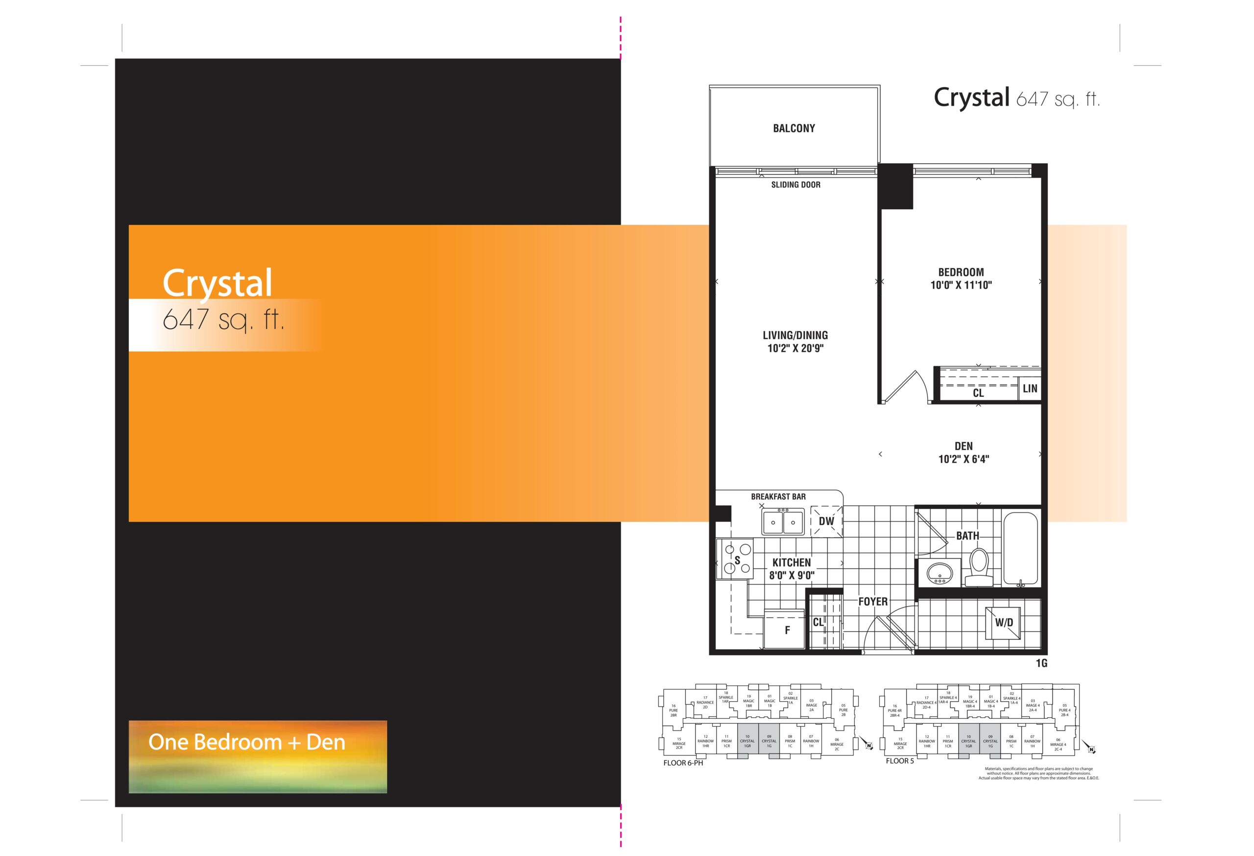 Crystal floor plan