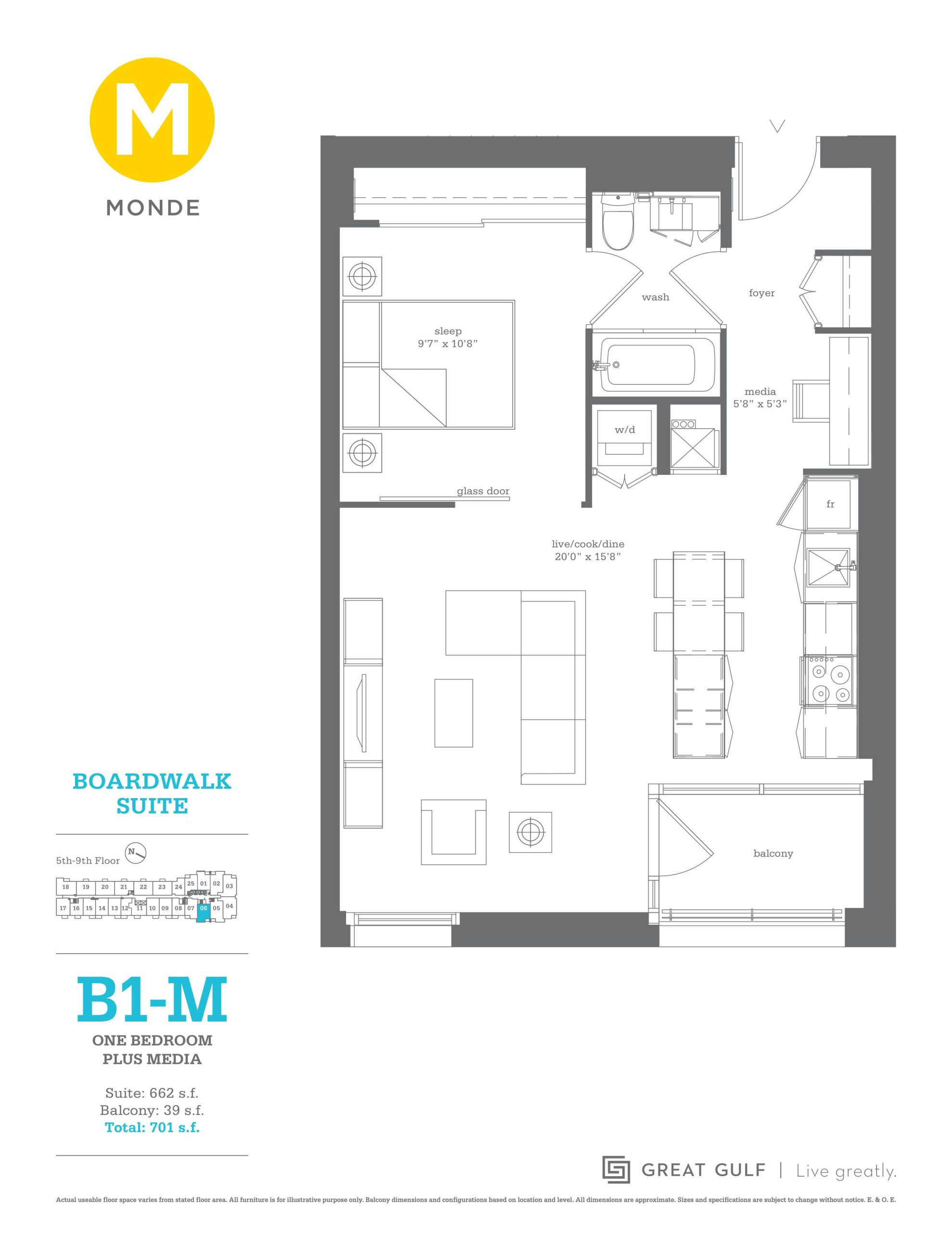 B1-M floor plan