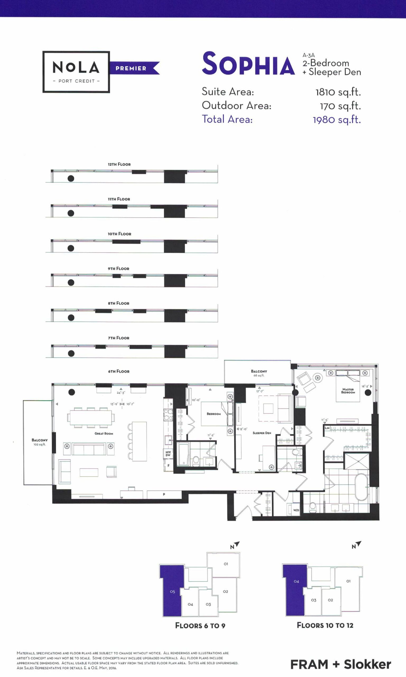 Sophia floor plan