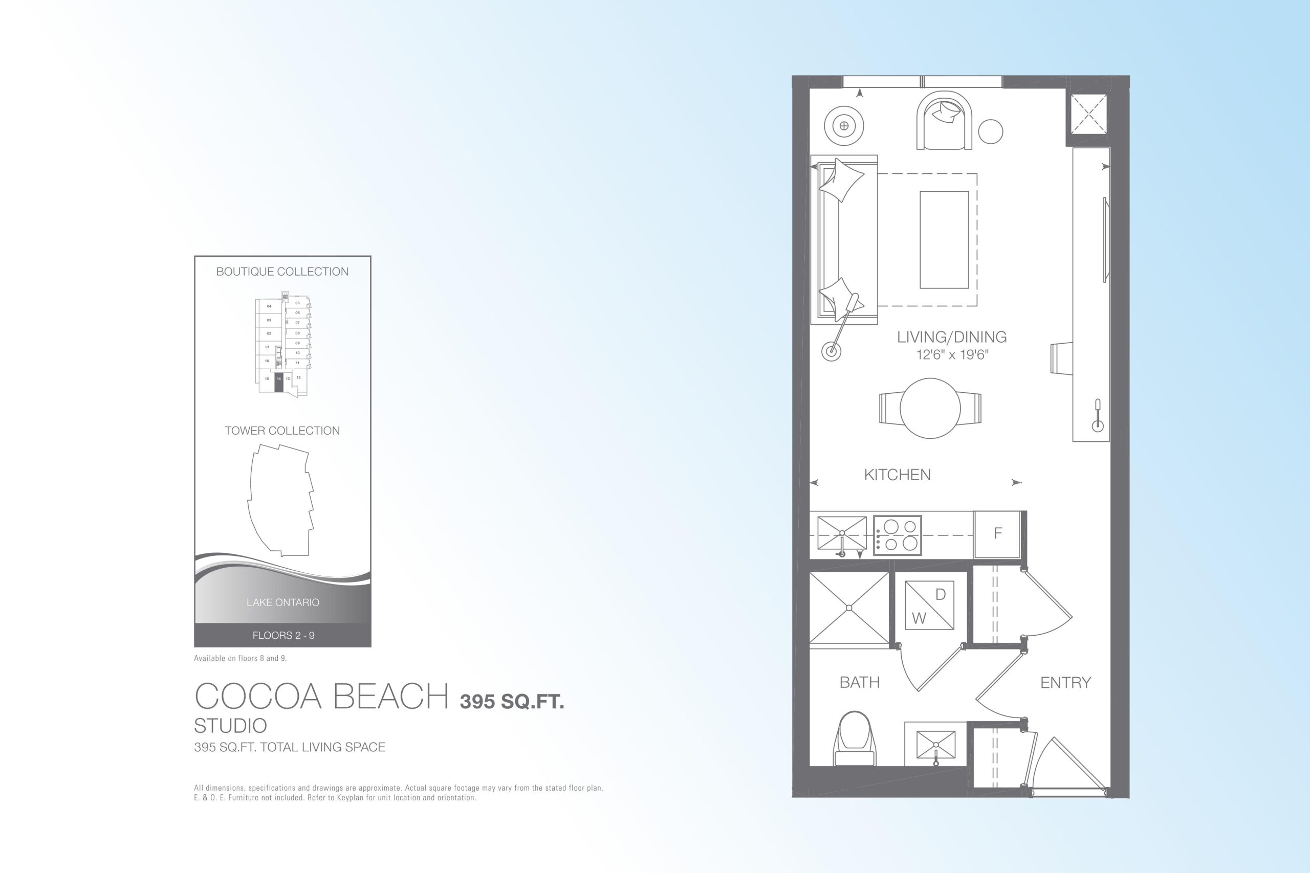 Cocoa Beach 395 floor plan