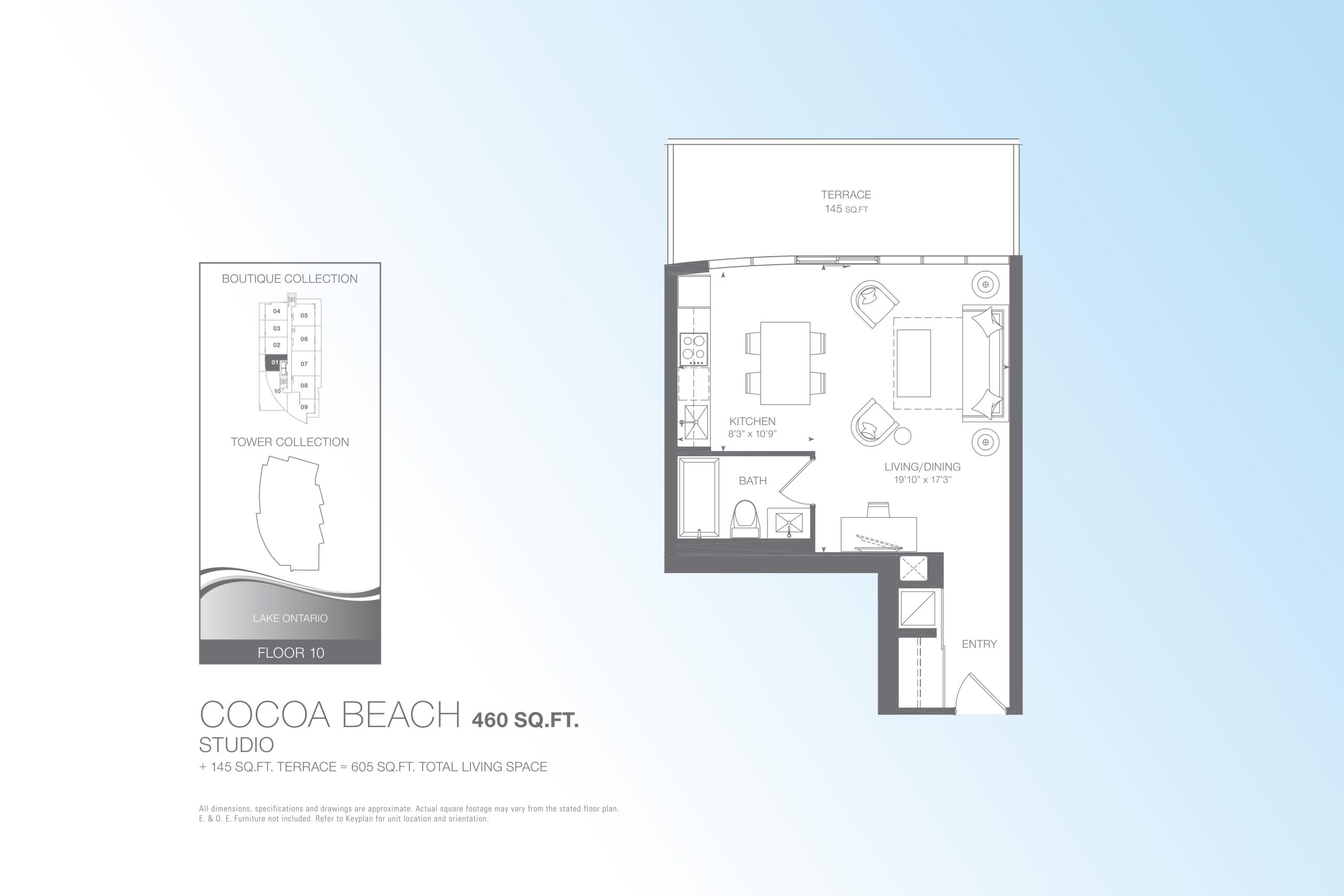 Cocoa Beach 460 floor plan