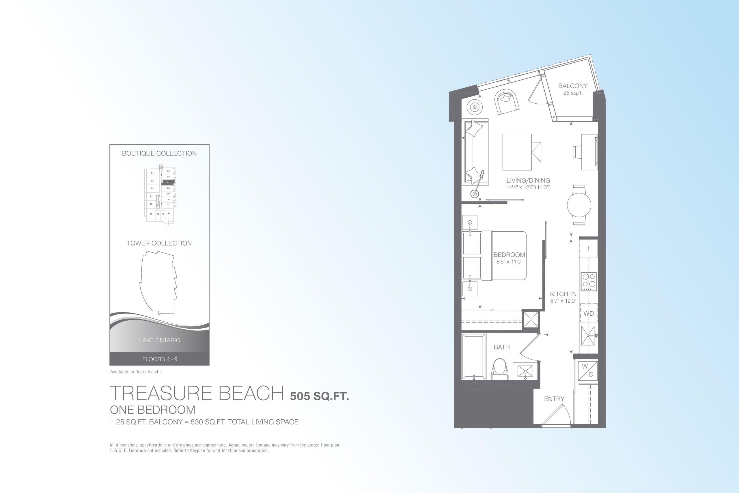 Treasure Beach 505 floor plan