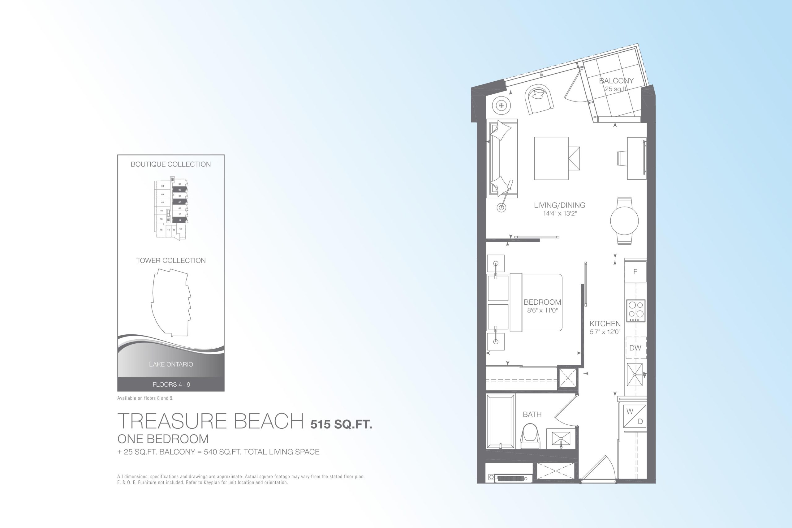 Treasure Beach 515 floor plan