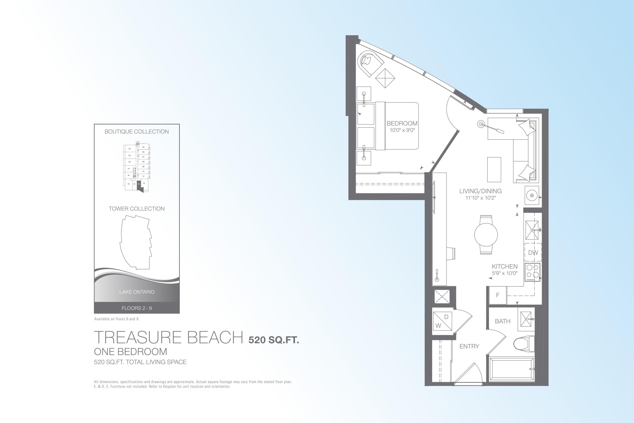 Treasure Beach 520 floor plan