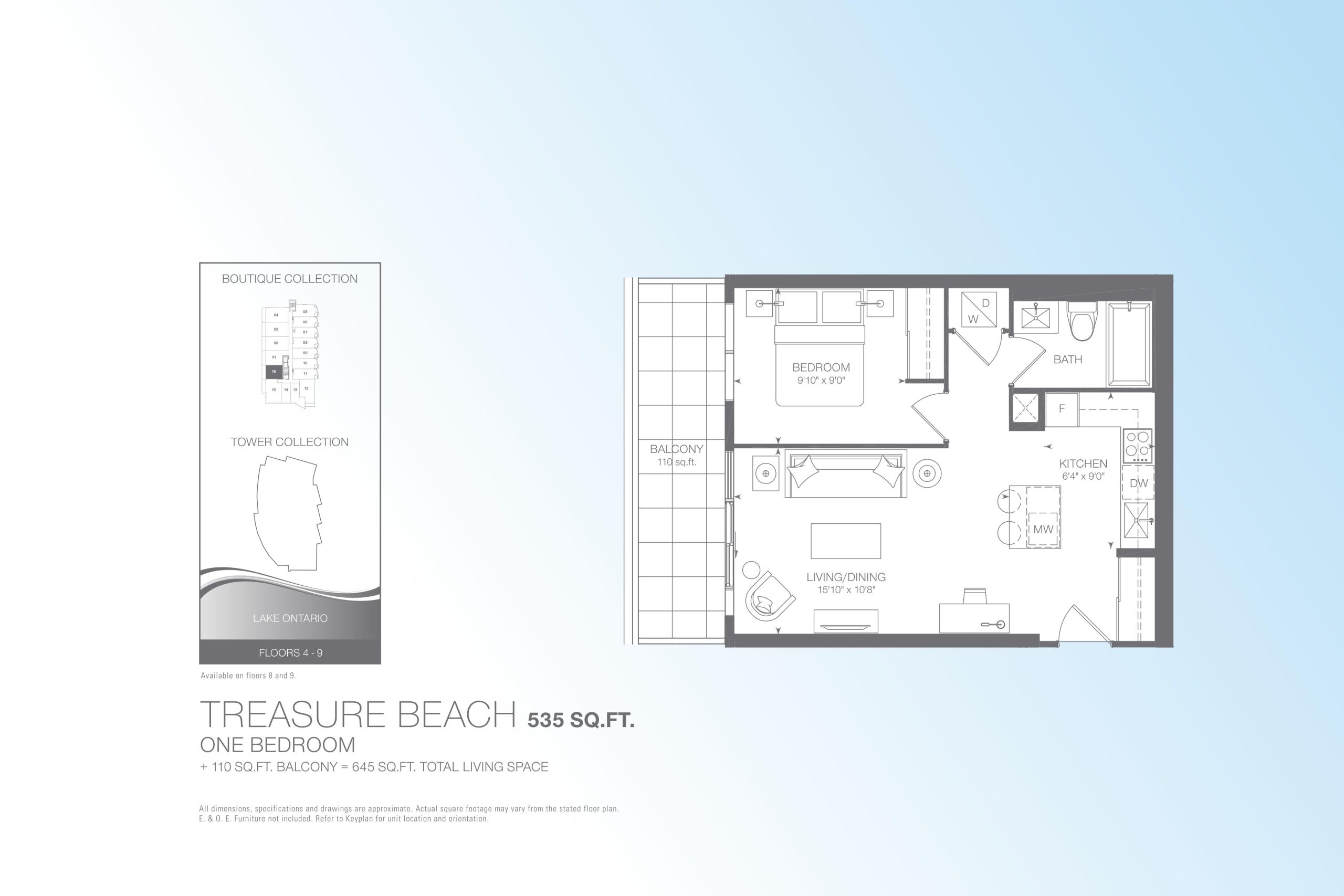 Treasure Beach 535 floor plan