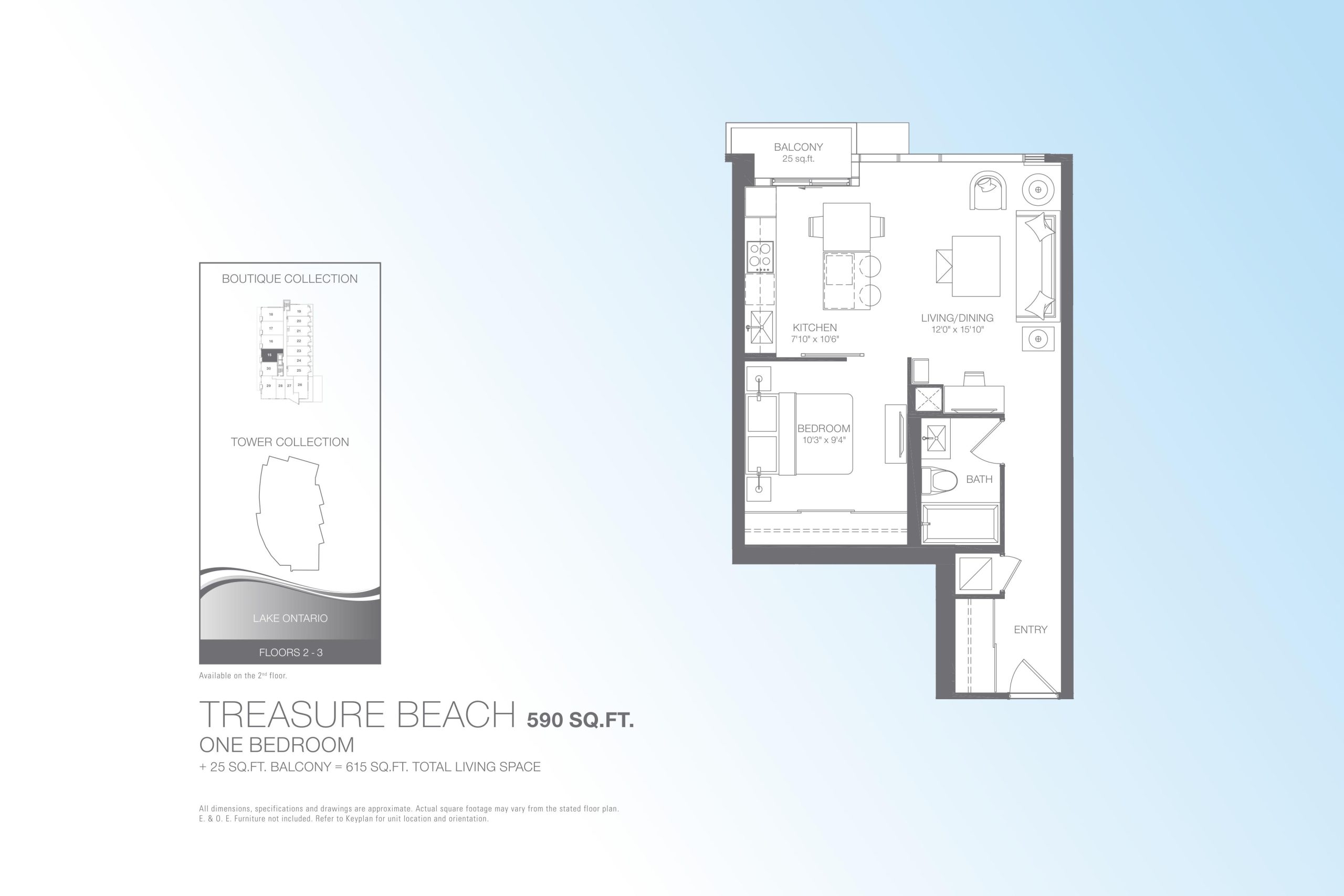 Treasure Beach 590 floor plan