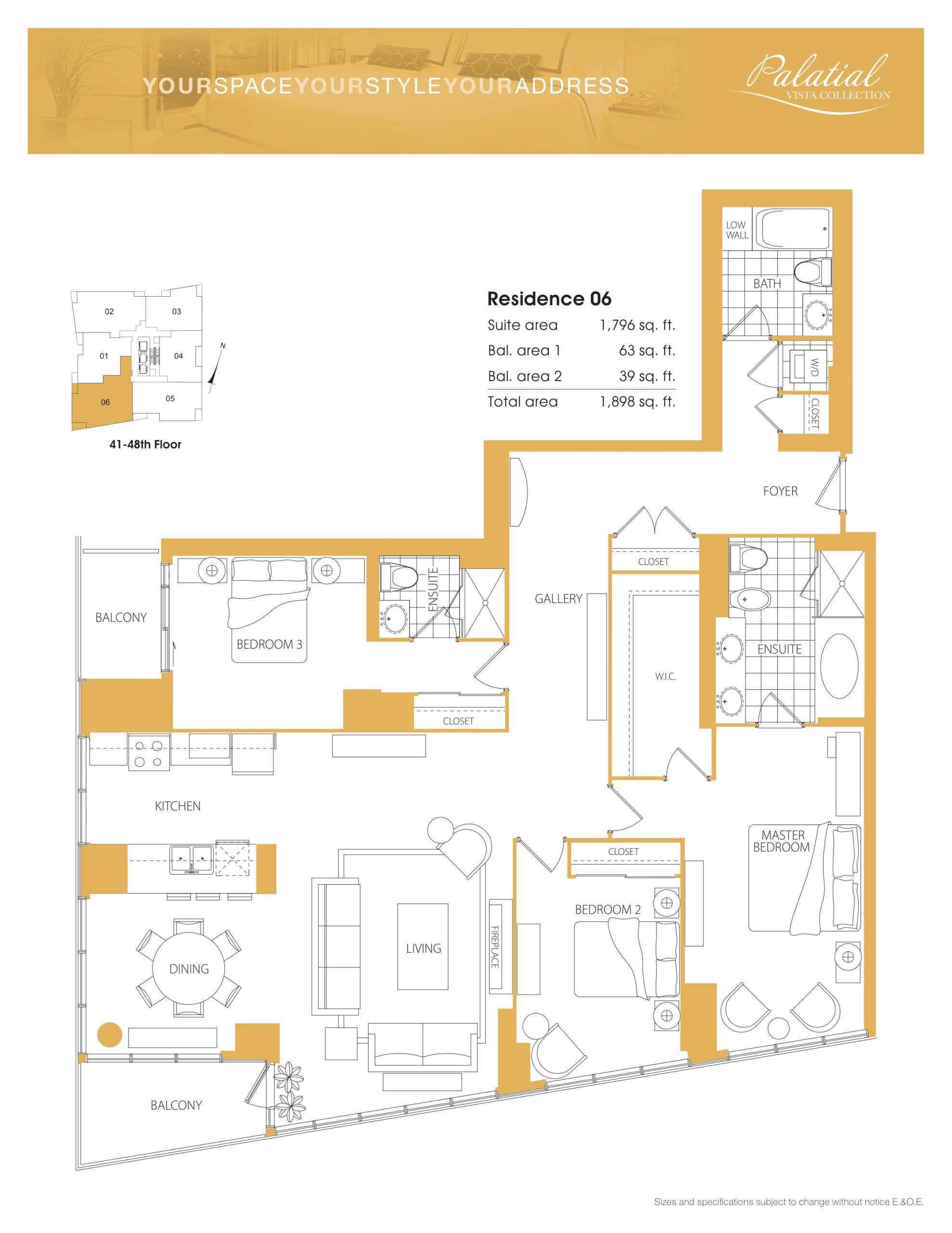 Residence 06 floor plan