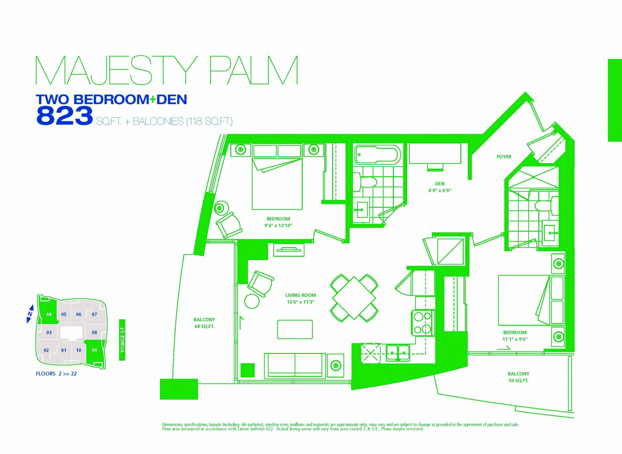 Majesty Palm floor plan