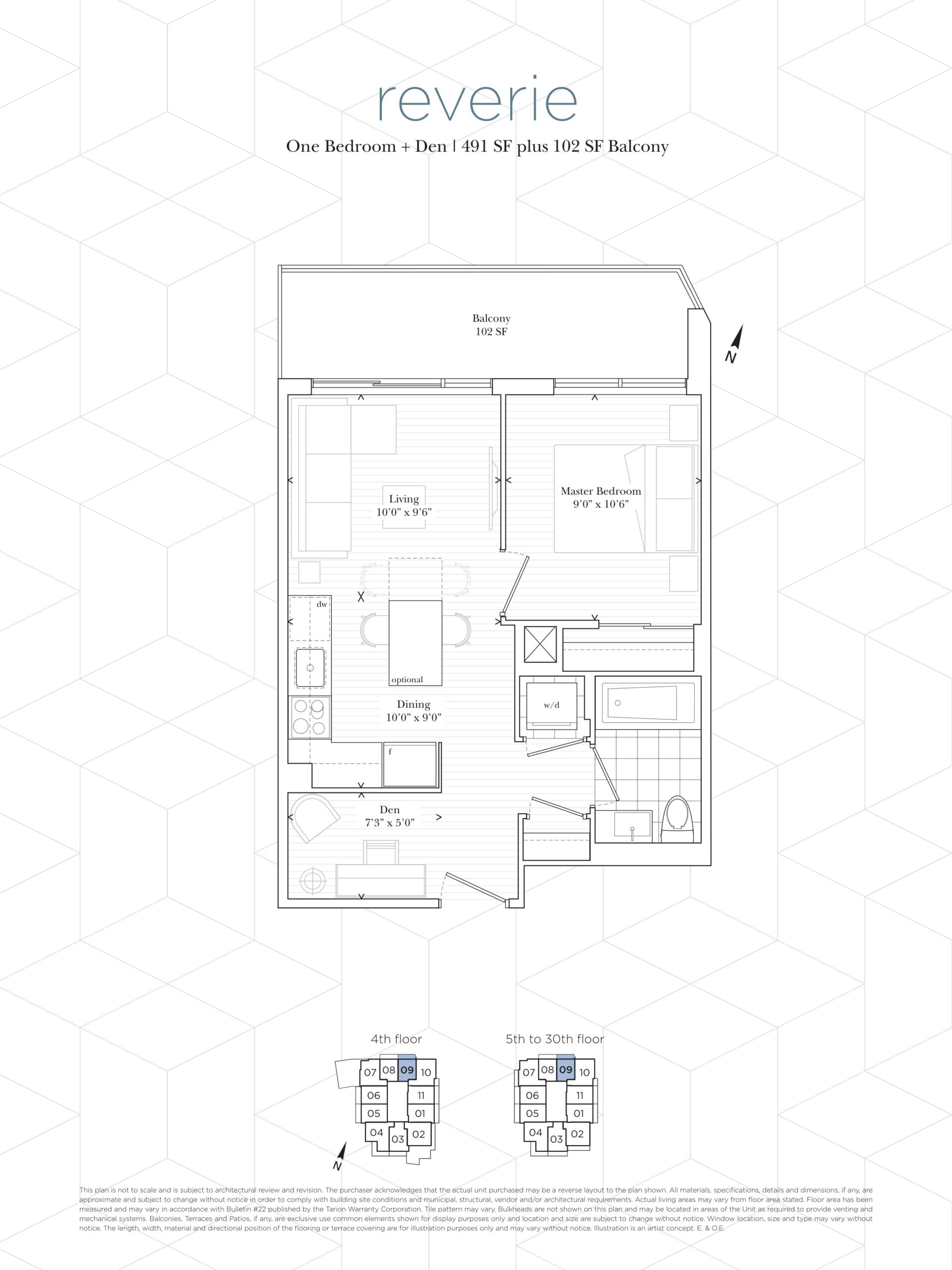 Reverie floor plan
