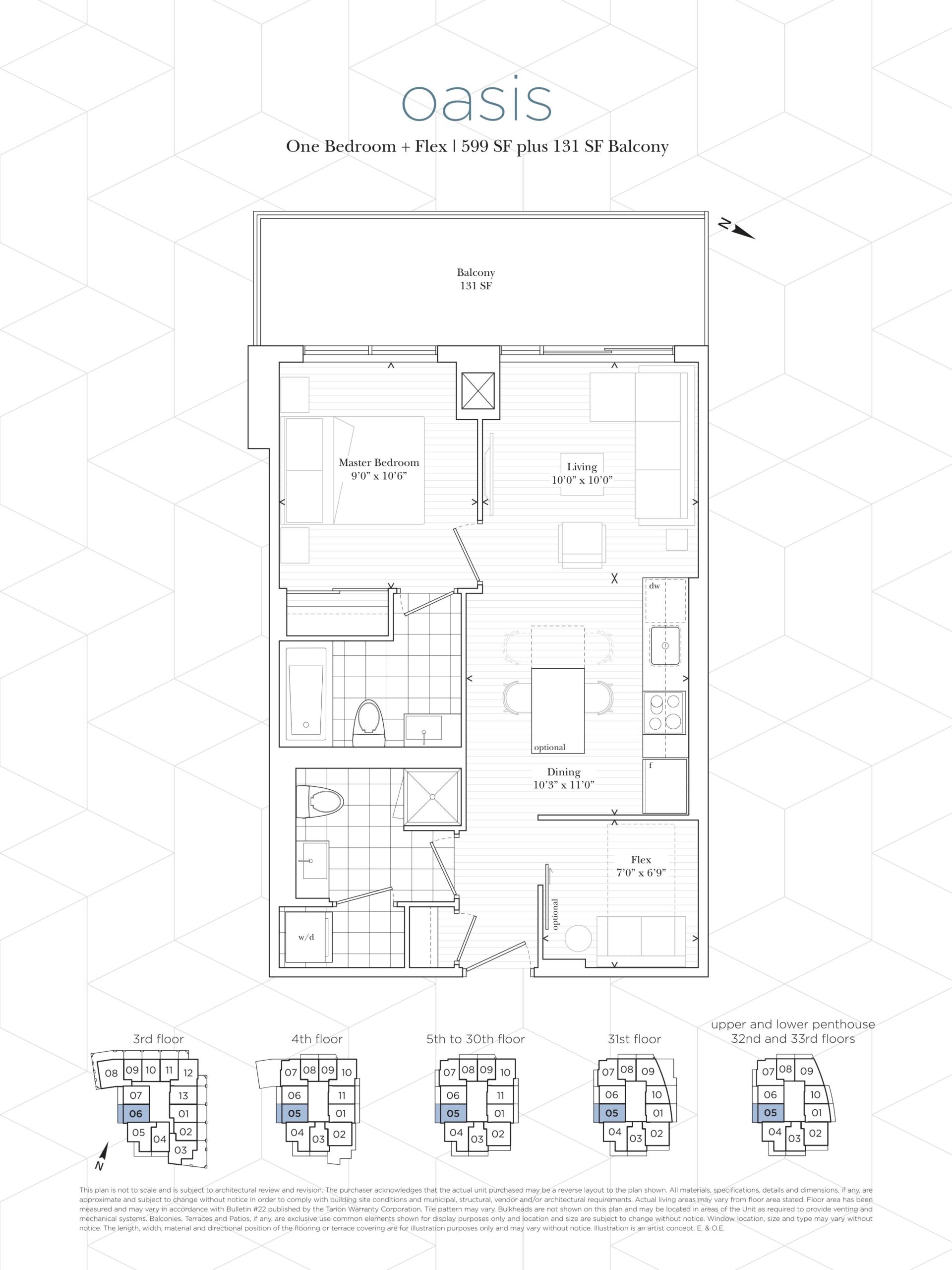 Oasis floor plan