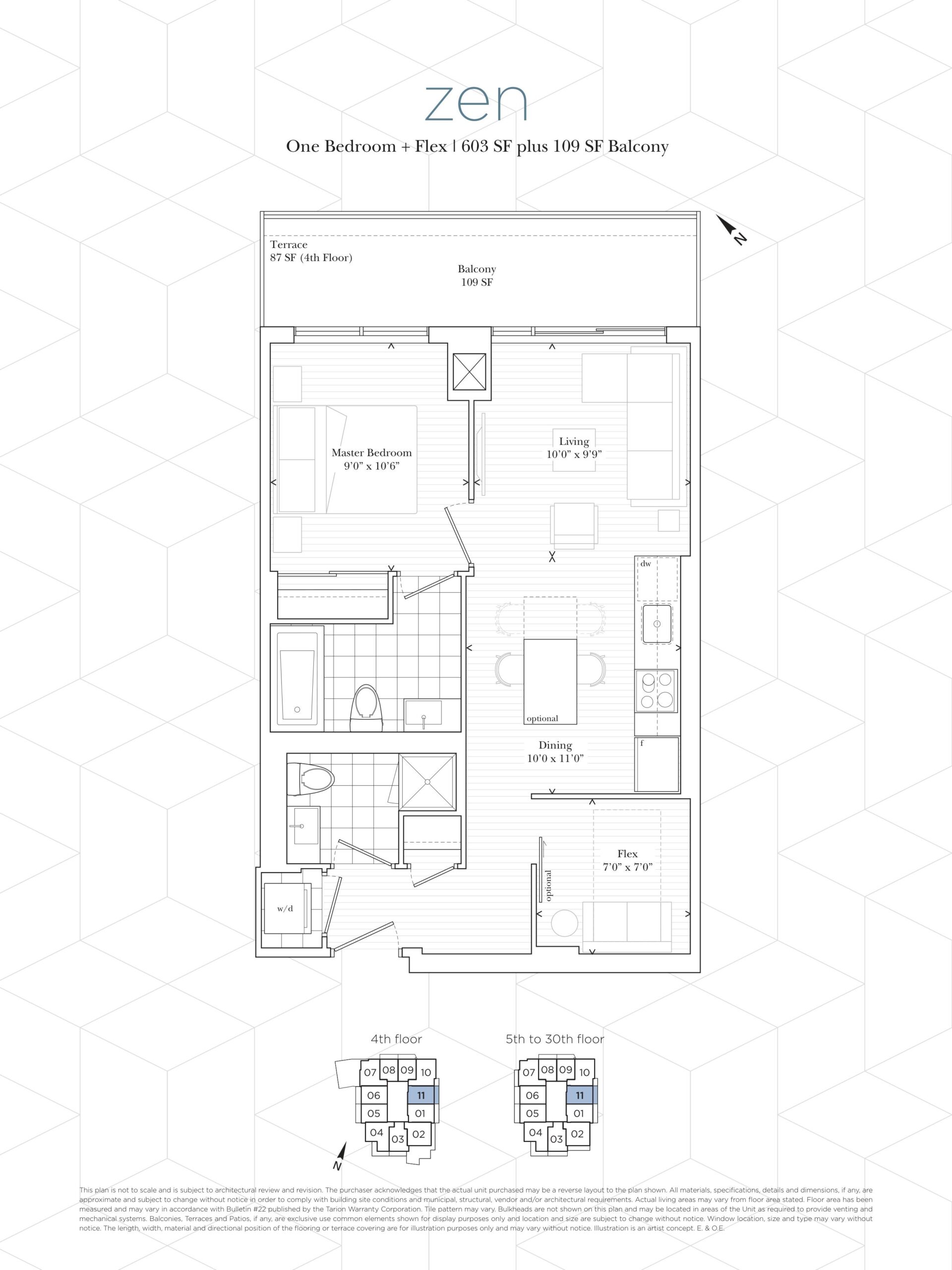 Zen floor plan