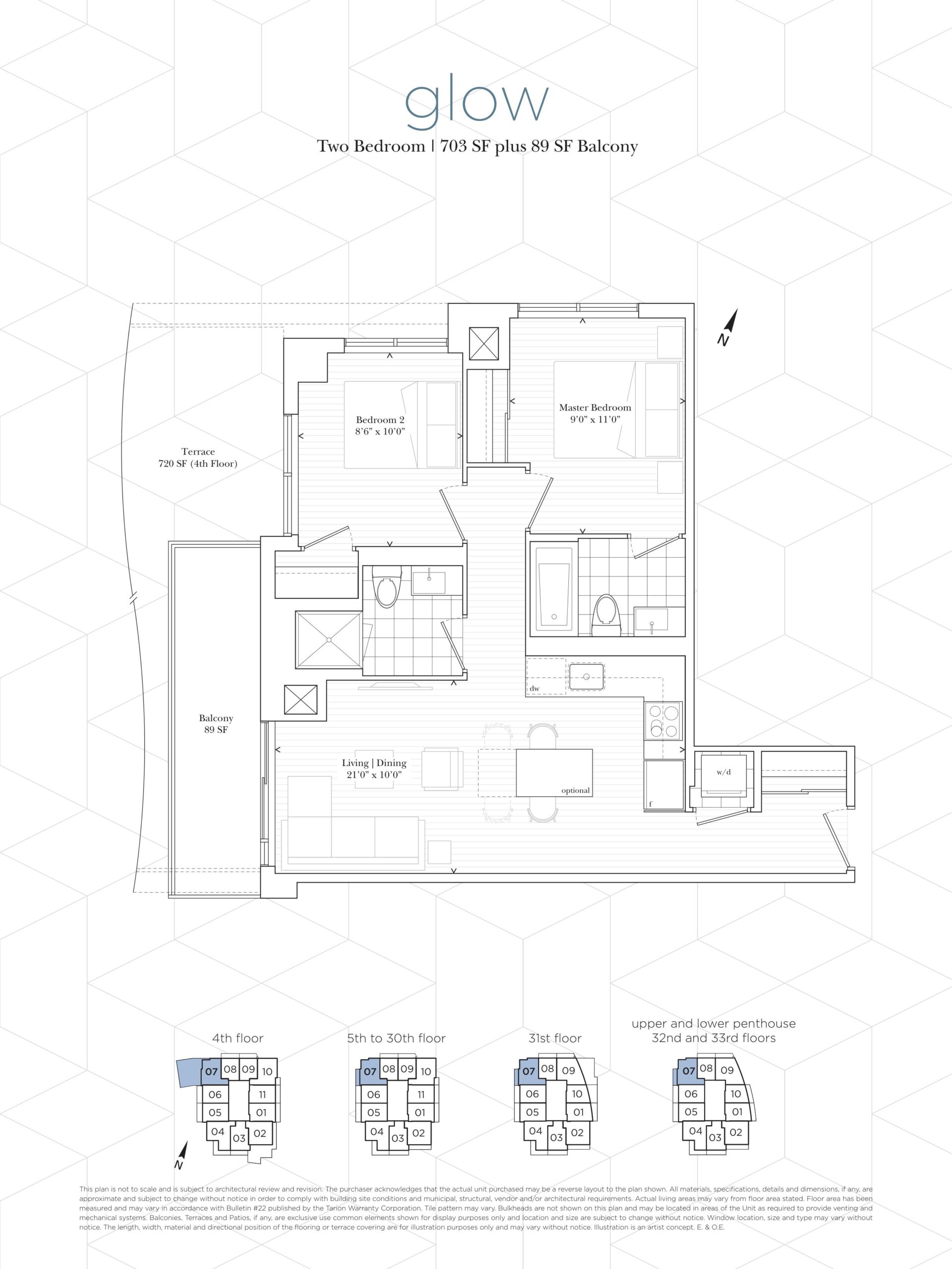 Glow floor plan