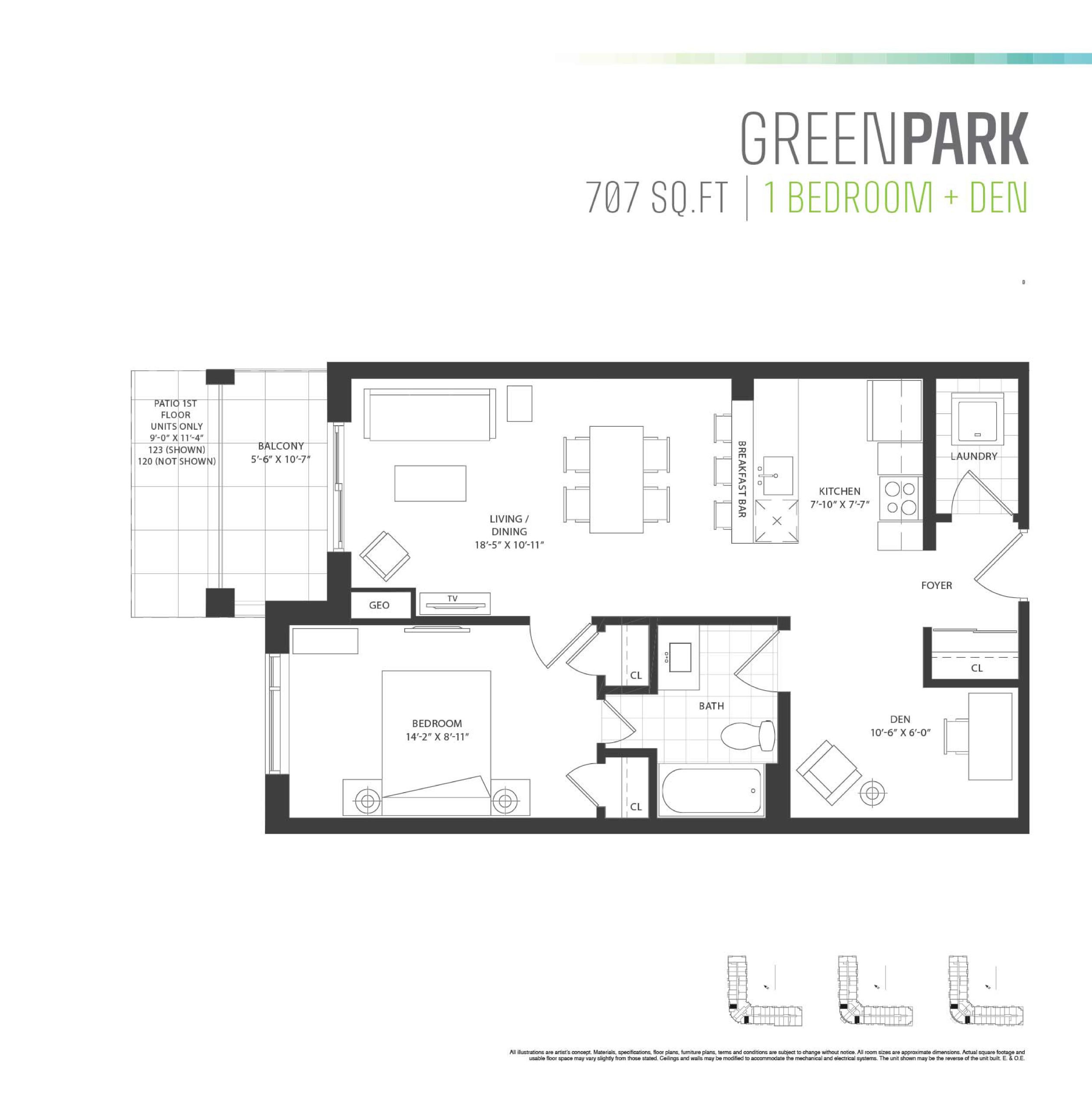 Green Park floor plan
